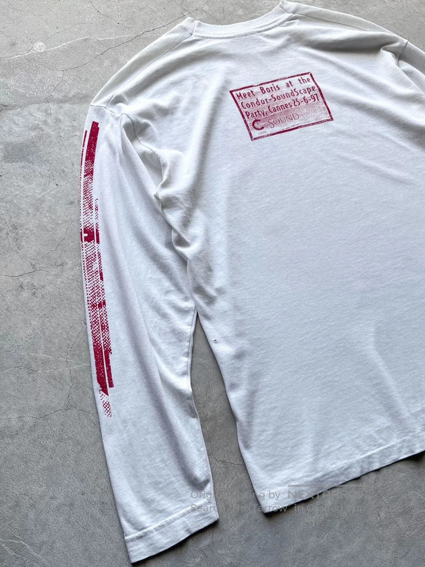 Vintage Vintage 90s Boris Band Longsleeve Tee. Size US L / EU 52-54 / 3 - 6 Thumbnail