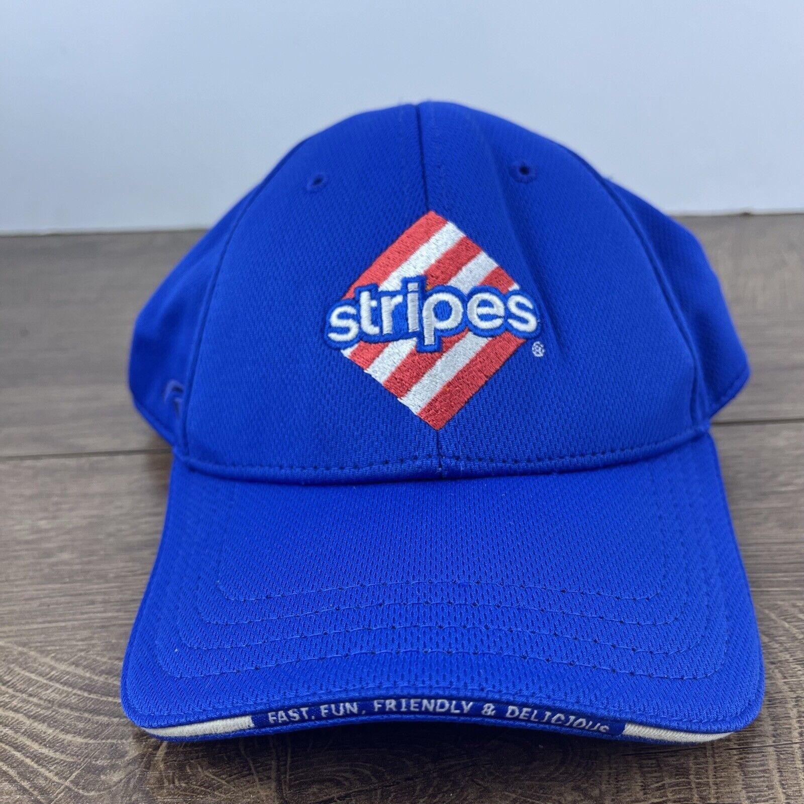 Other Stripes Hat Stripes Restaurant Hat Blue Cap Adjustable Blue Size ONE SIZE - 2 Thumbnail