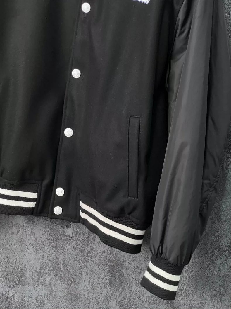 Versace Versace Black baseball collar jacket Size US L / EU 52-54 / 3 - 4 Thumbnail