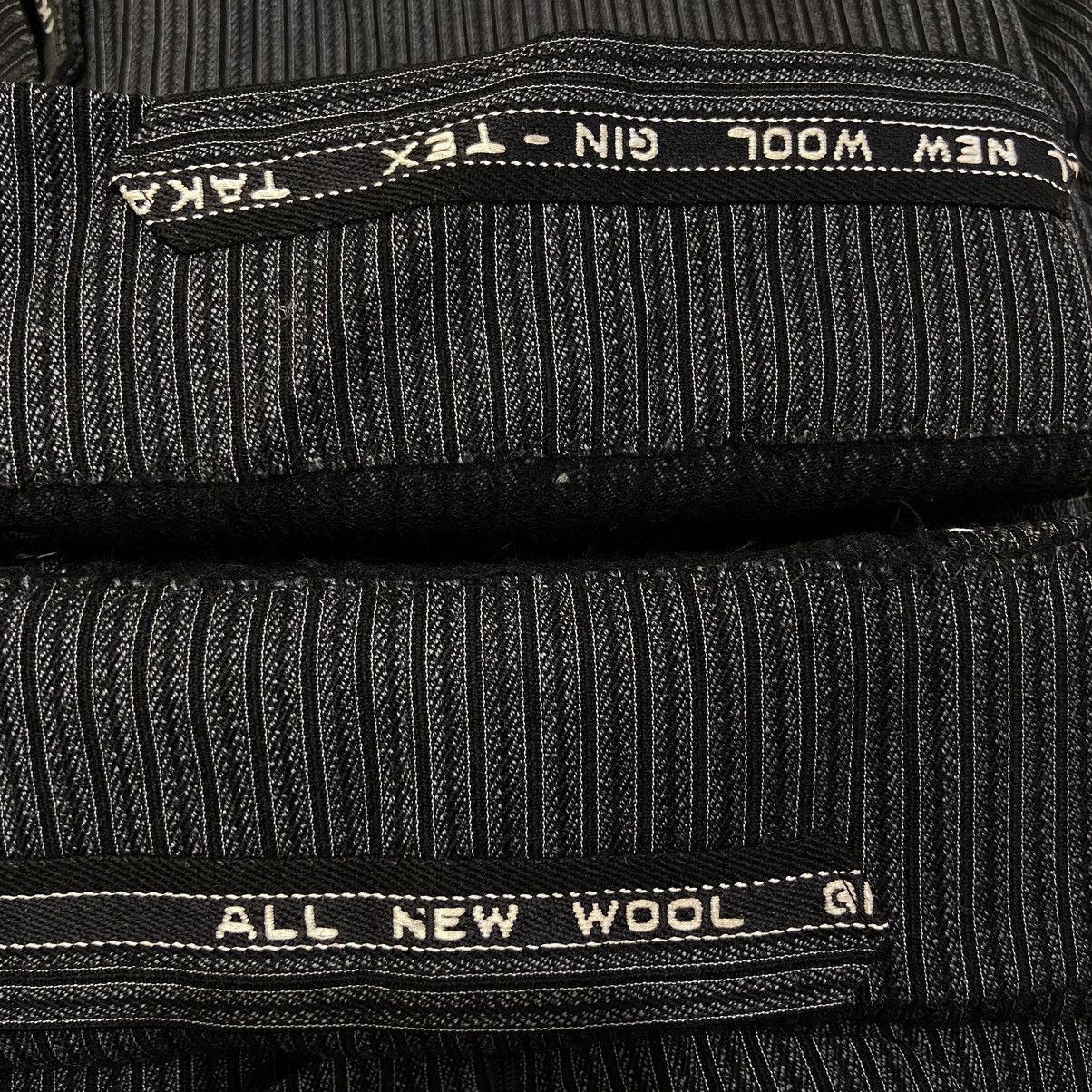 Japanese Brand 70s Heavyweight Wool Pleated Japan Tailored Trousers Size US 34 / EU 50 - 7 Thumbnail