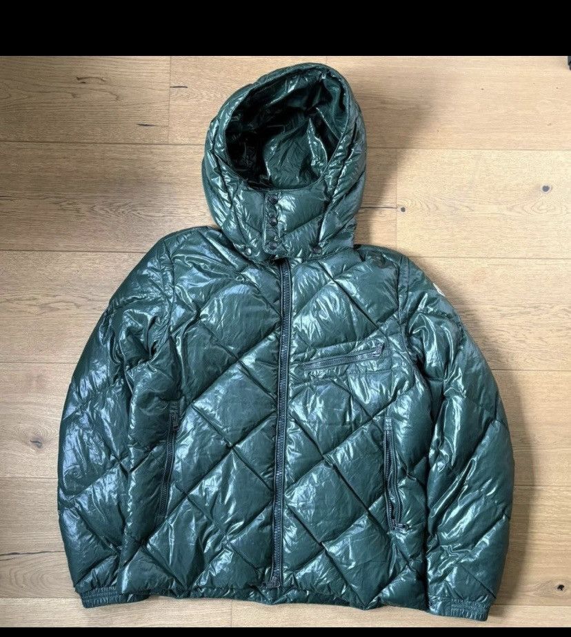 Moncler Authentic Moncler Newman Men's Jacket Green Diamond stitch Size US L / EU 52-54 / 3 - 1 Thumbnail