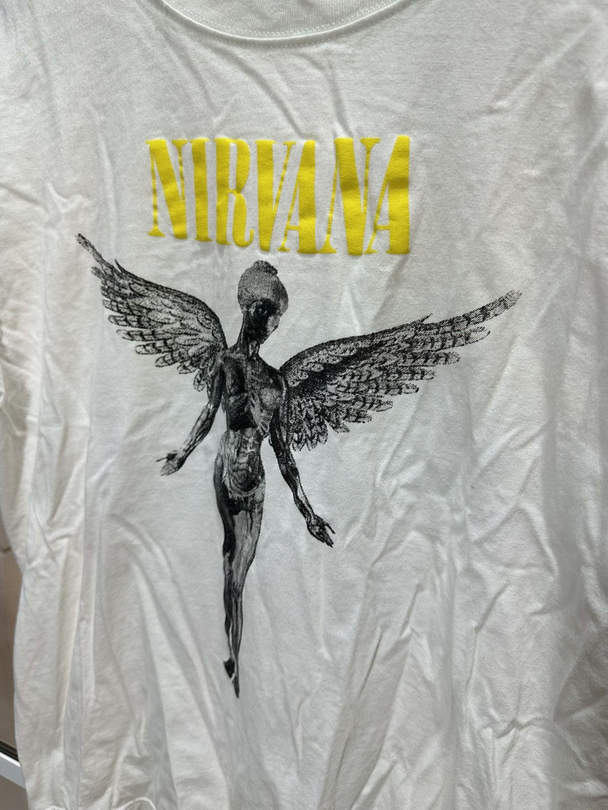 Band Tees Nirvana Live In Utero Against Tag (Boxy) Tee Size US M / EU 48-50 / 2 - 5 Thumbnail
