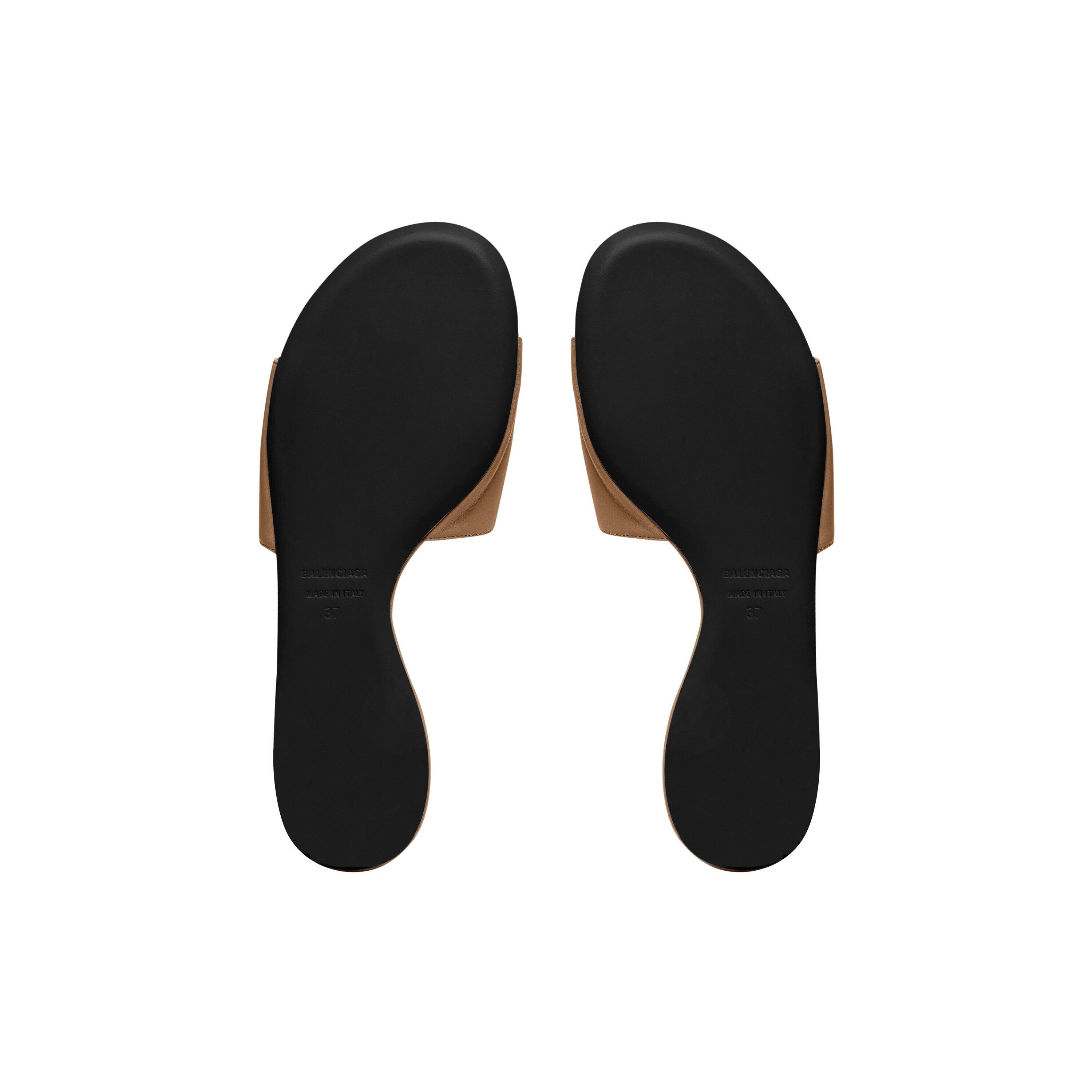 Balenciaga o1la1rc1a1024 Groupie Sandals in Nude Beige/Gold Size US 9 / IT 39 - 7 Thumbnail