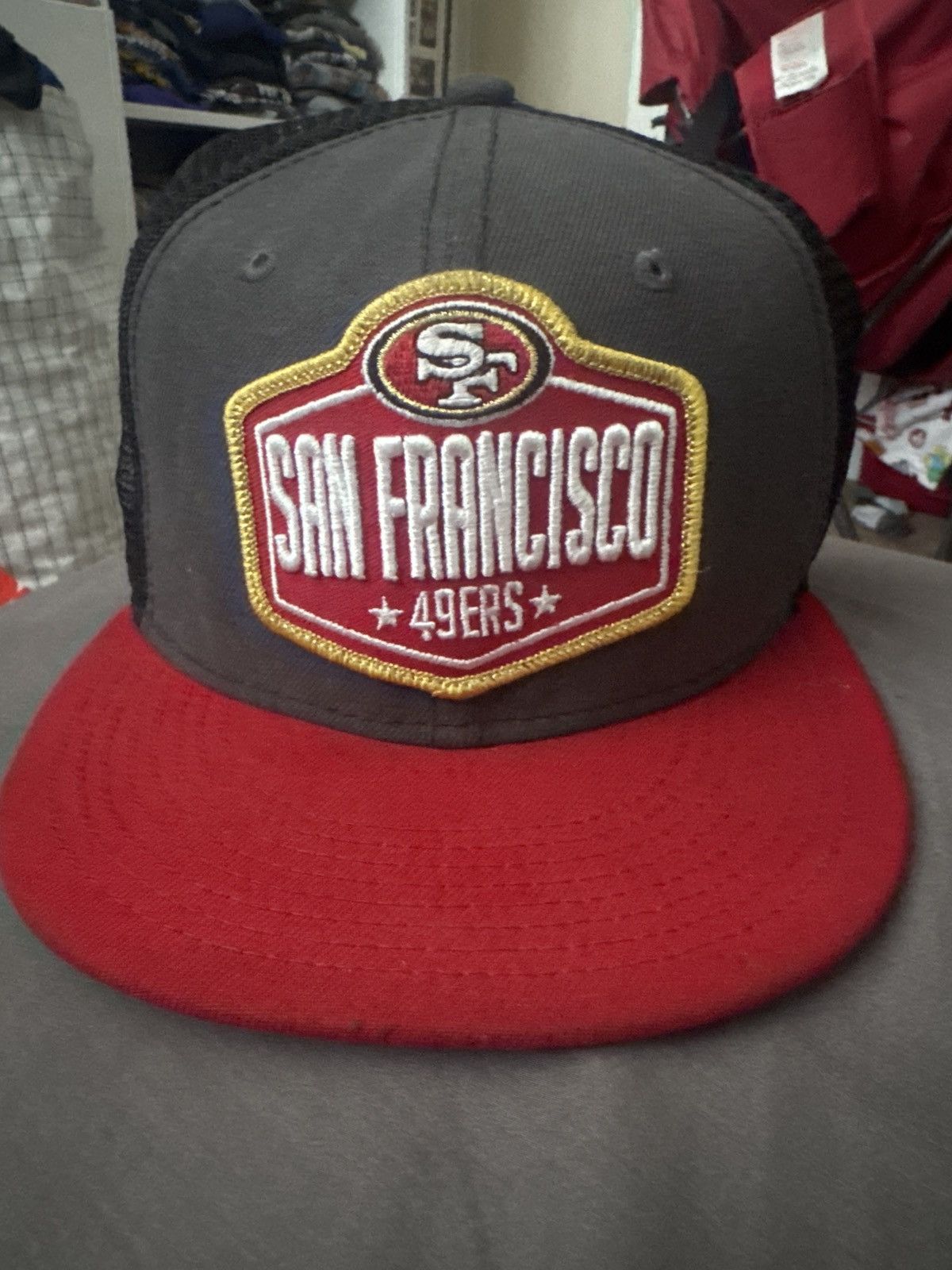 New Era New Era 49ers Draft Hat Trucker Fitted 7 5/8 Size 38 - 1 Preview