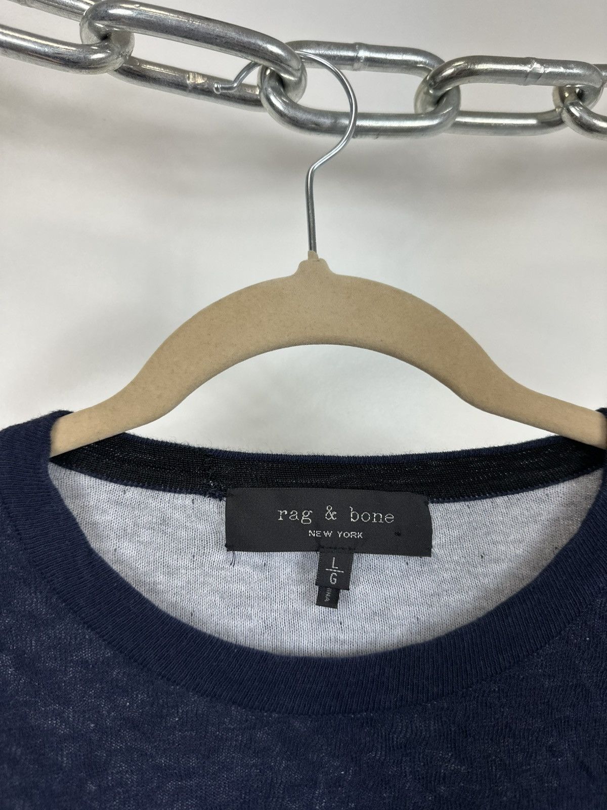 Rag & Bone Vintage Rag & Bone Avant Garde Designer Lightweight Sweater Size US L / EU 52-54 / 3 - 8 Thumbnail