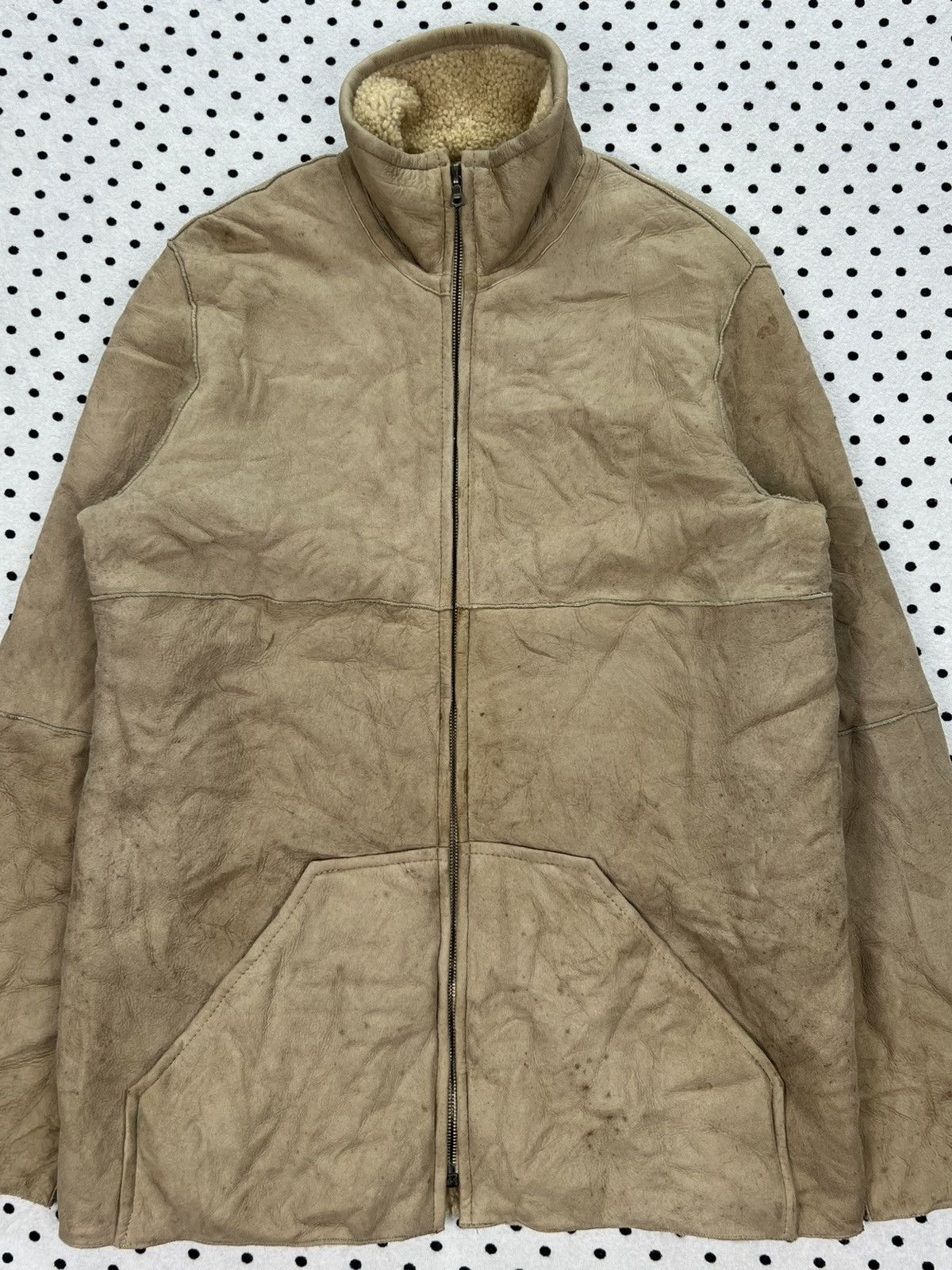 A.P.C. A.P.C. Rue De Fleurus Paris Dirty Shearling Jacket Size US S / EU 44-46 / 1 - 3 Thumbnail