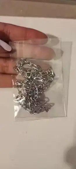 Other Silver Color Classic Figaro Chain Necklace Size ONE SIZE - 2 Thumbnail