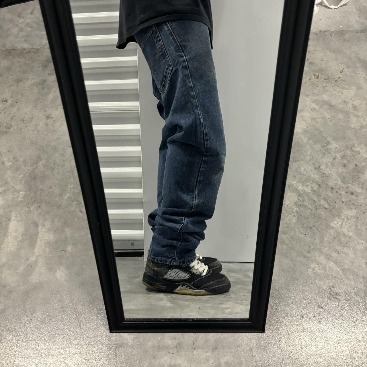 Japanese Brand × Vintage Crazy Vintage Y2K/2000s Grunge Dark Wash Denim Jeans! Size US 30 / EU 46 - 2 Thumbnail
