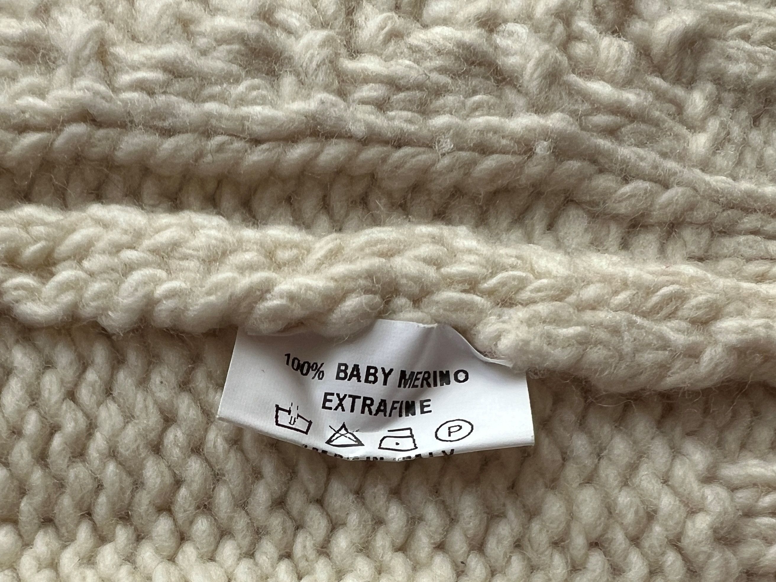 Pal Zileri VINTAGE PAL ZILERI BABY MERINO CHUNKY KNIT CARDIGAN SWEATER Size US M / EU 48-50 / 2 - 7 Thumbnail