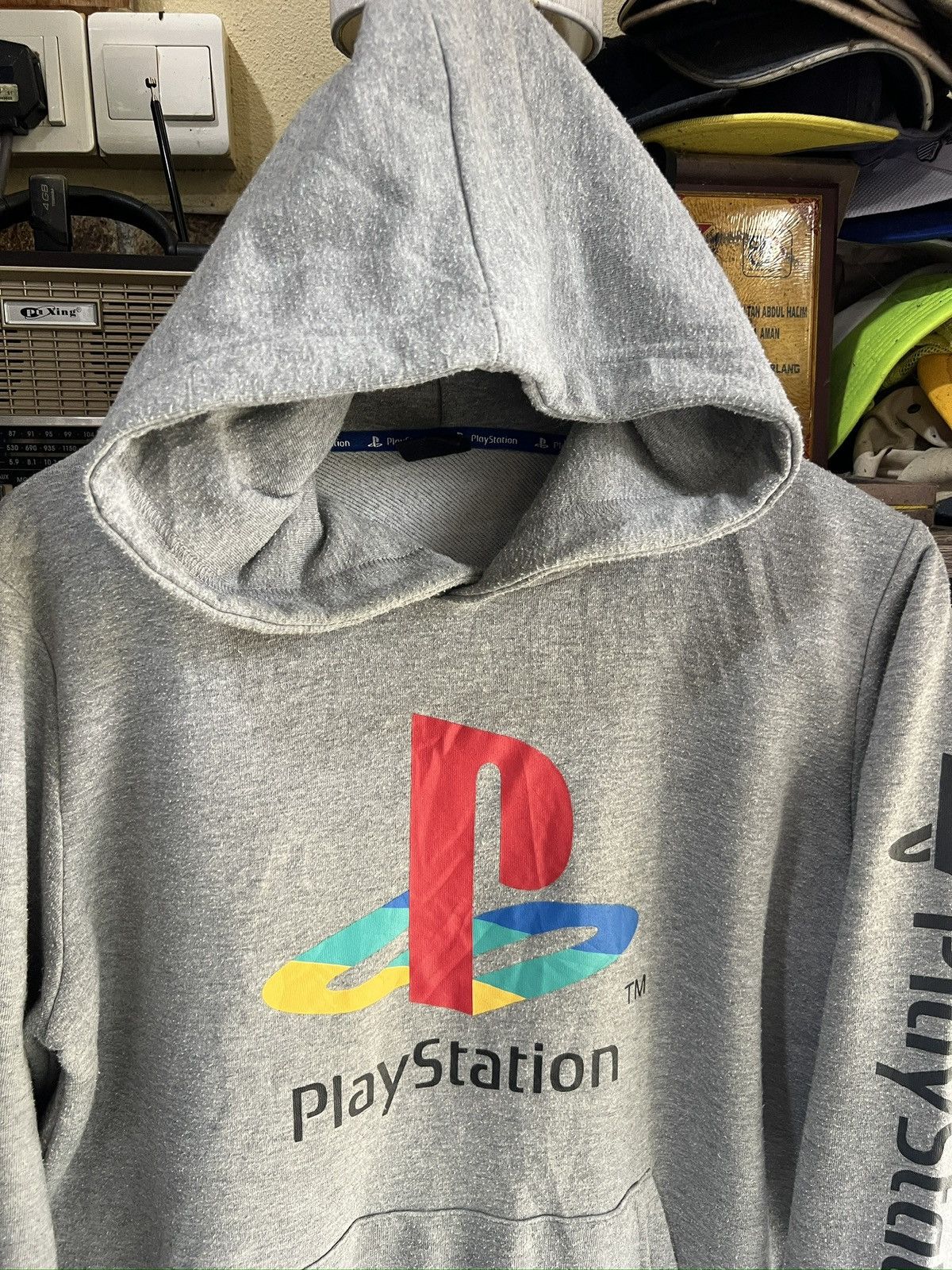 Playstation 🔥Sony PlayStation Drawstring Hoodie Size US S / EU 44-46 / 1 - 4 Thumbnail