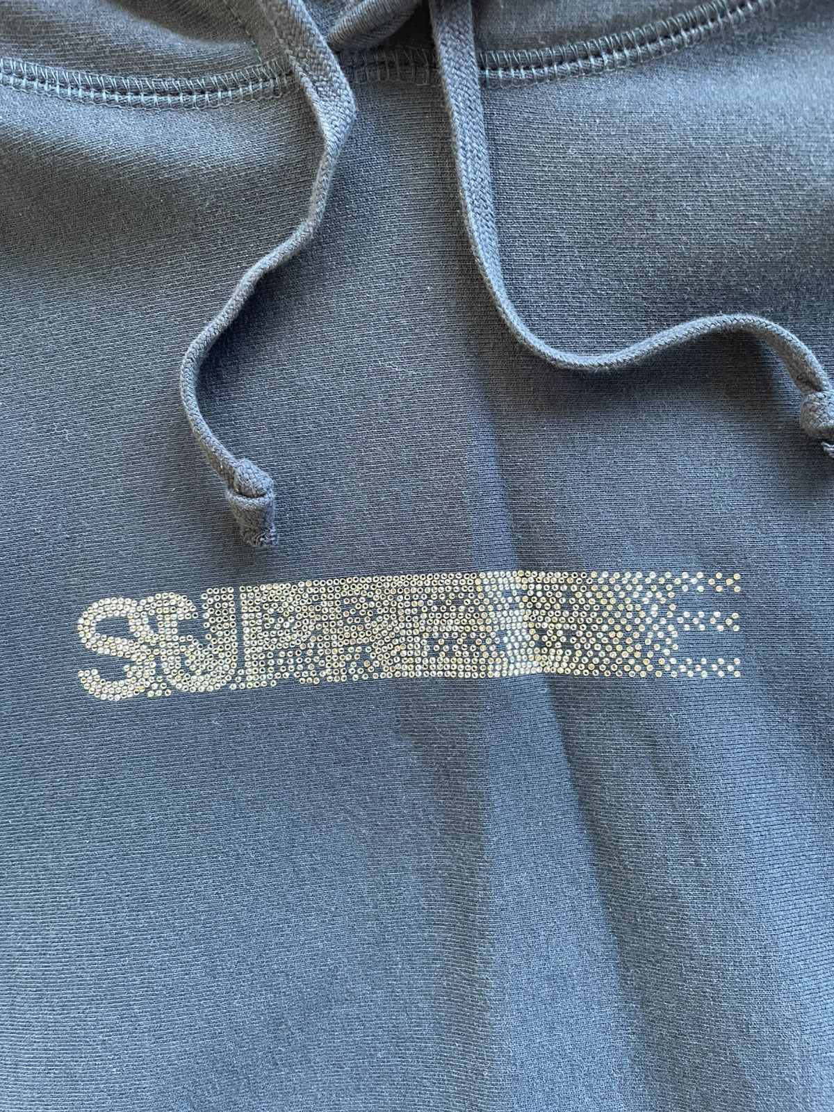 Supreme × Swarovski Swarovski® Supreme Motion Logo Hooded Sweatshirt Size US L / EU 52-54 / 3 - 2 Thumbnail