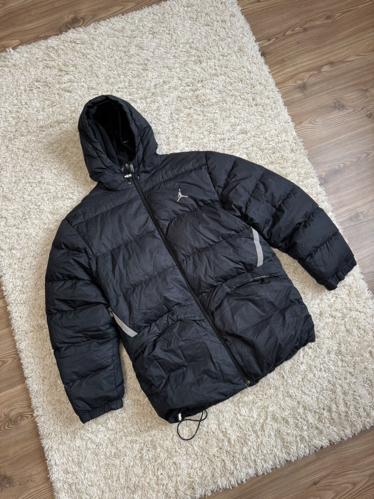 Nike Nike Air Jordan Puffer Jacket Y2K Vintage 2000s Size US L / EU 52-54 / 3 - 2 Thumbnail