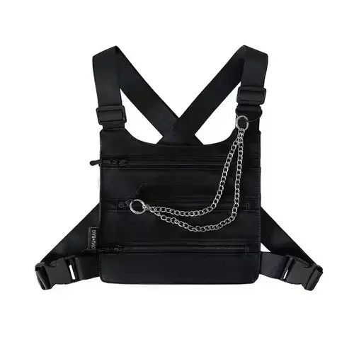VIBE Hip-hop Tactical Vest Bag Size ONE SIZE - 2 Thumbnail