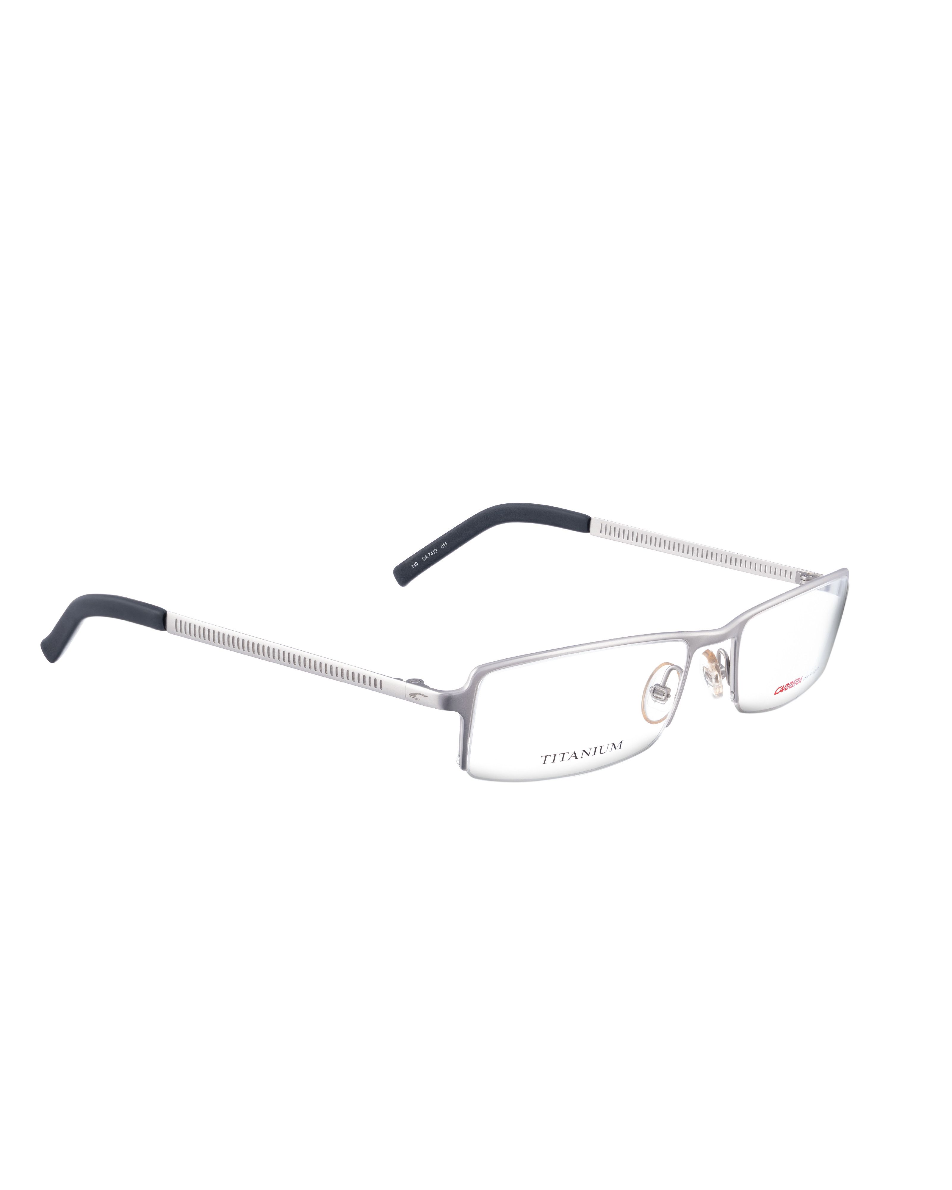 Carrera Carrera 90s Half Rim Matte Silver Glasses Size ONE SIZE - 2 Thumbnail