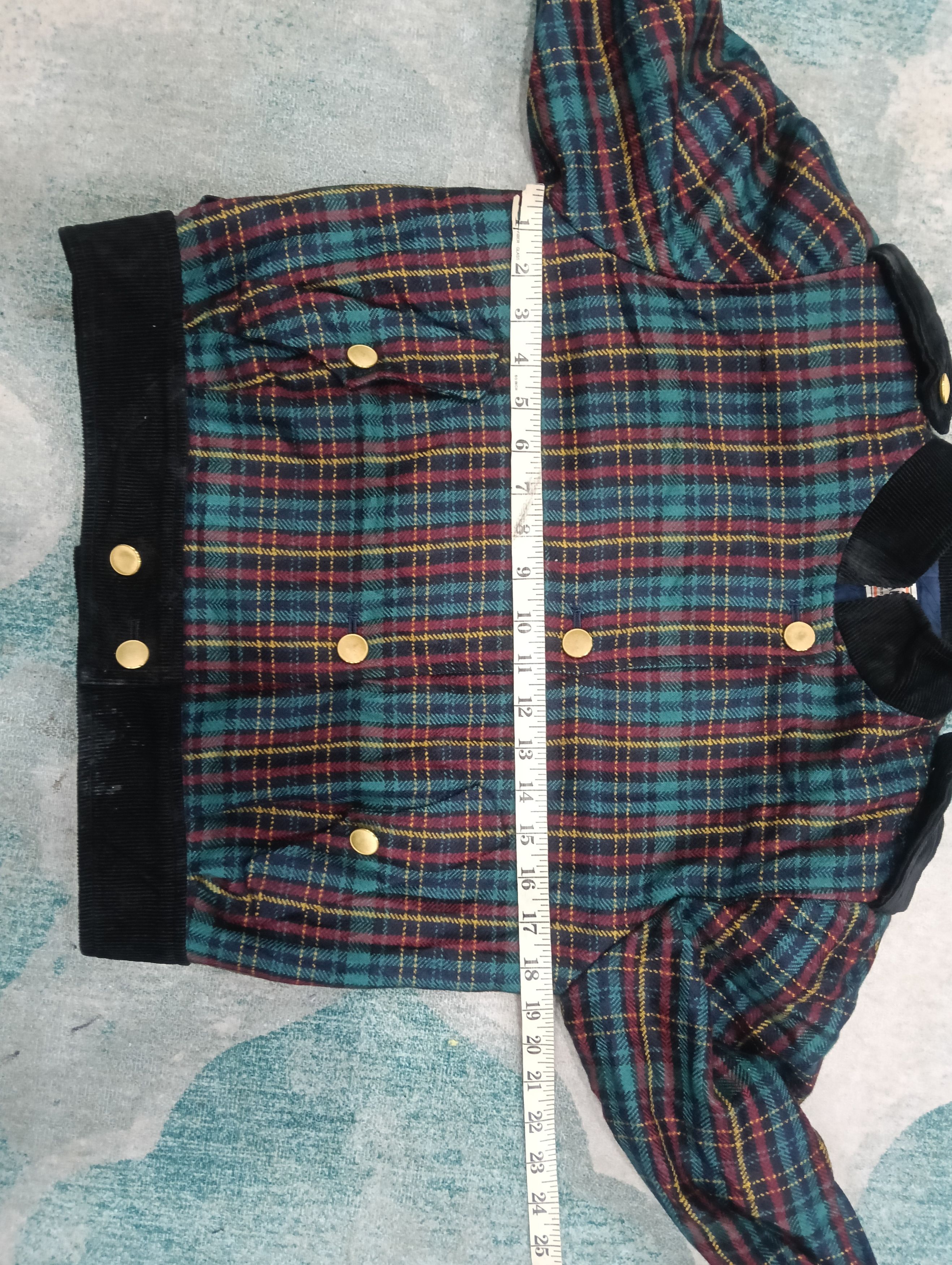 Saint Laurent Paris × Yves Saint Laurent Vintage Yves Saint Laurent Checkered Jacket Size M / US 6-8 / IT 42-44 - 12 Thumbnail