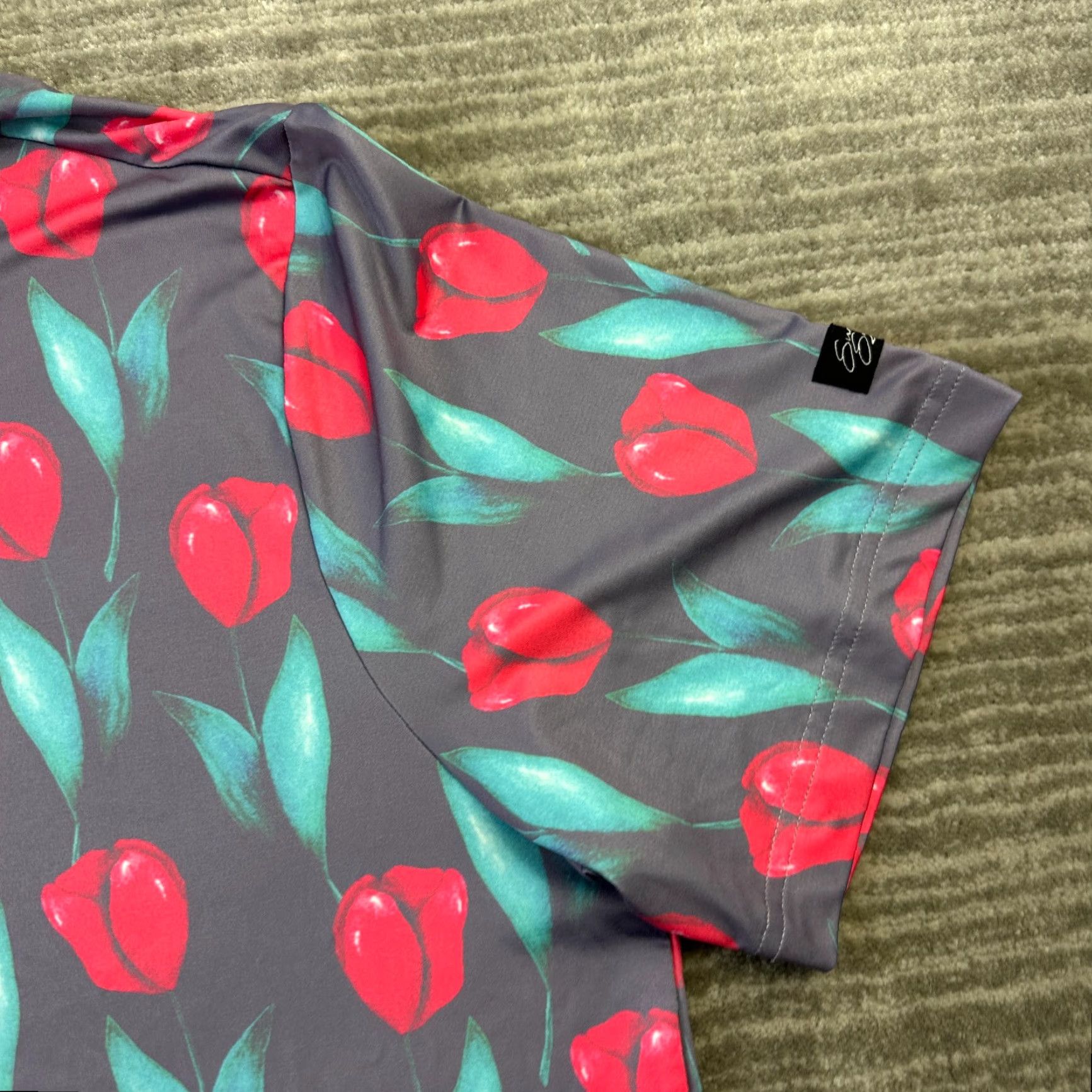 Vintage Sunday Swagger Polo Mens 2XL All Over Print Floral Golf Size US XXL / EU 58 / 5 - 4 Thumbnail