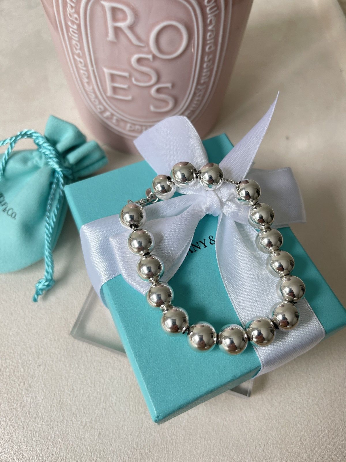 Tiffany Hardwear Ball Bracelet in Silver in NEW $700