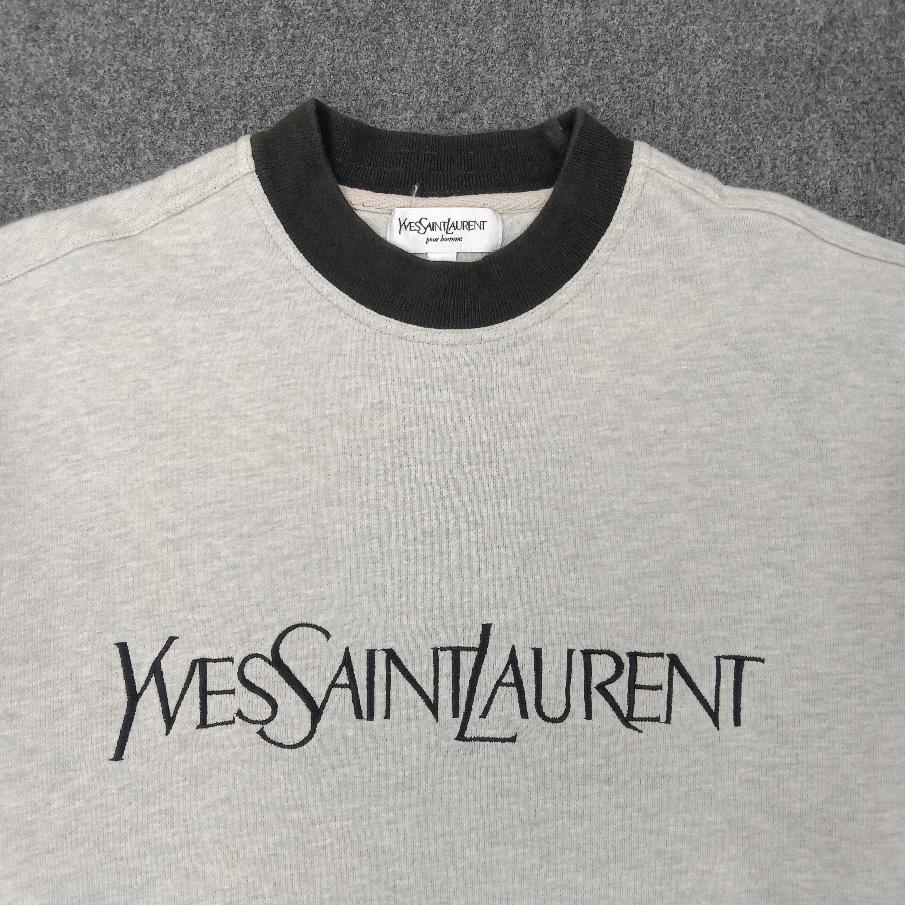 Yves Saint Laurent Yves Saint Laurent Italian Brand Sweatshirt C250N13 Size US S / EU 44-46 / 1 - 2 Thumbnail