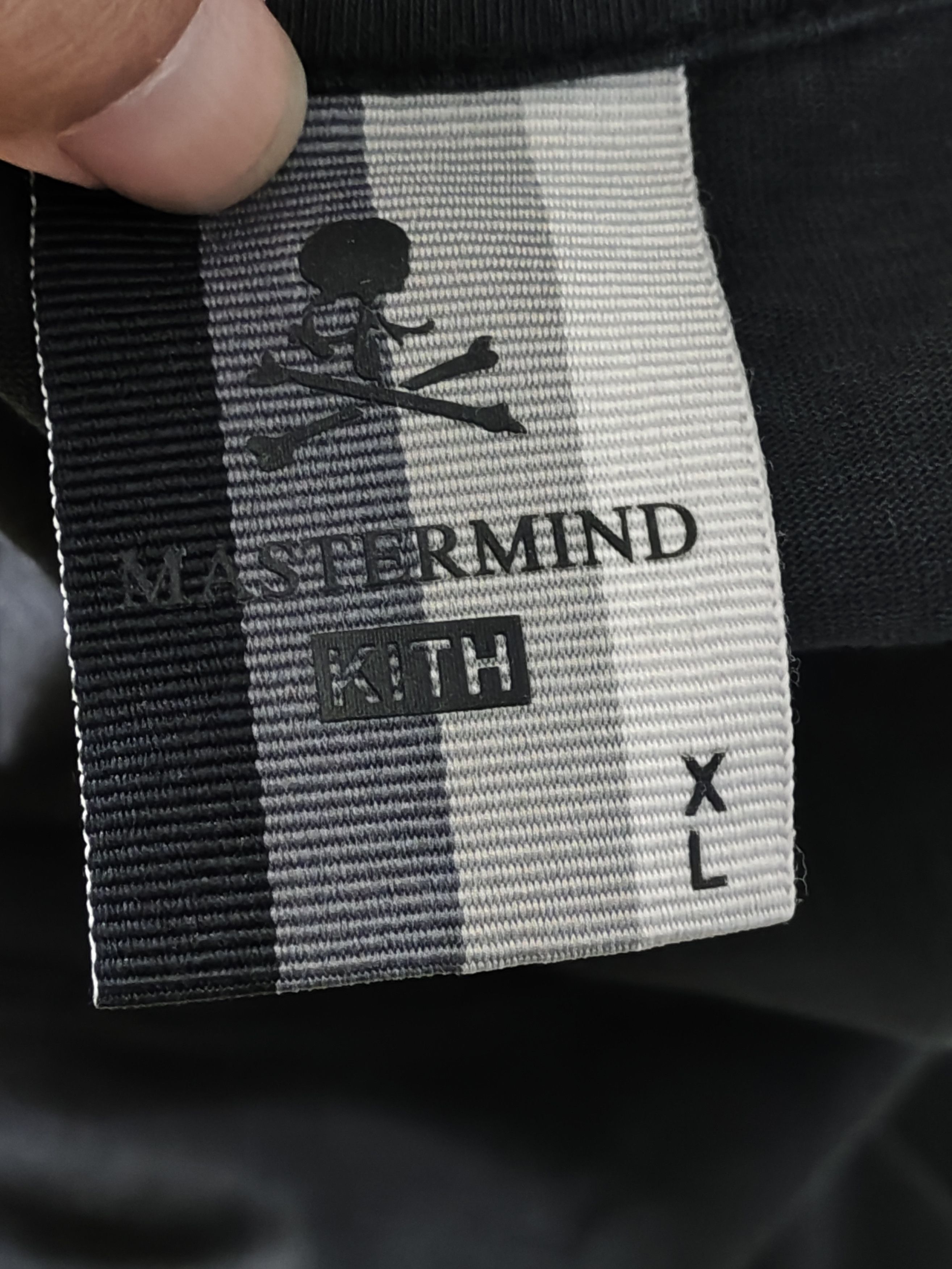 Mastermind Japan Mastermind x Kith T-Shirt Black Size US XL / EU 56 / 4 - 3 Thumbnail