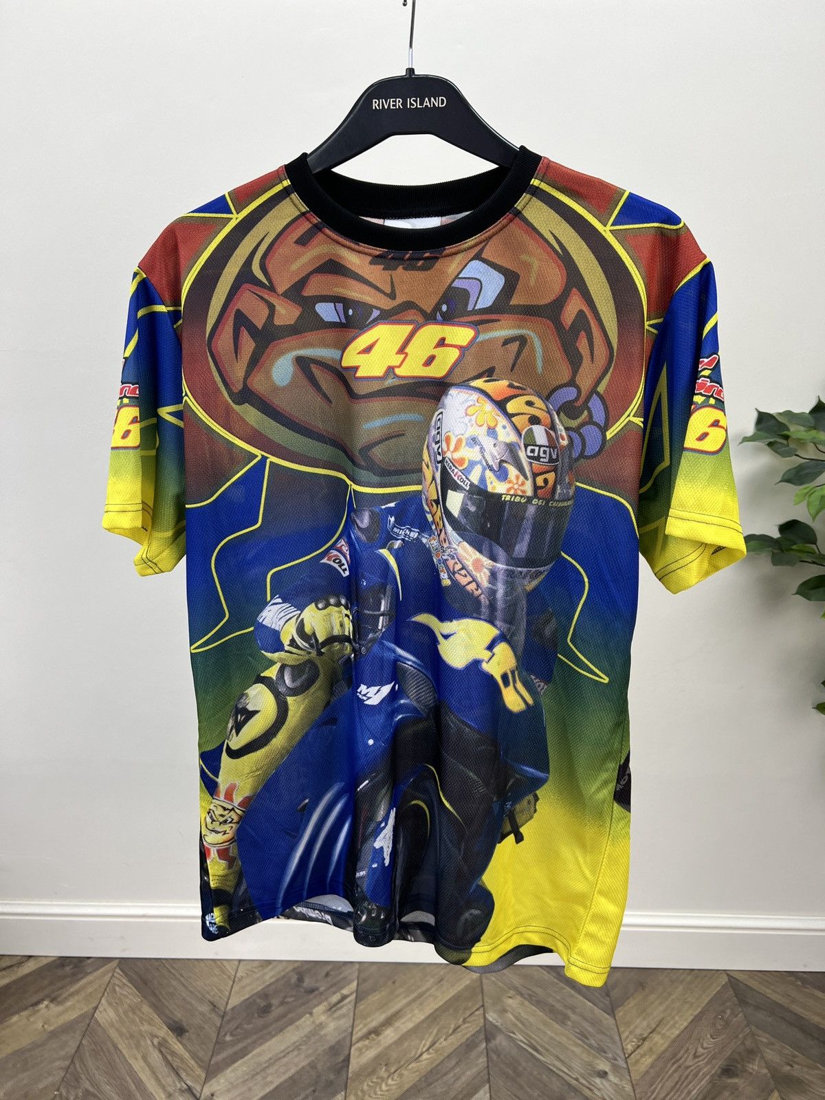 Vintage Valentino Rossi #46 Yamaha MotoGP Racing Jersey