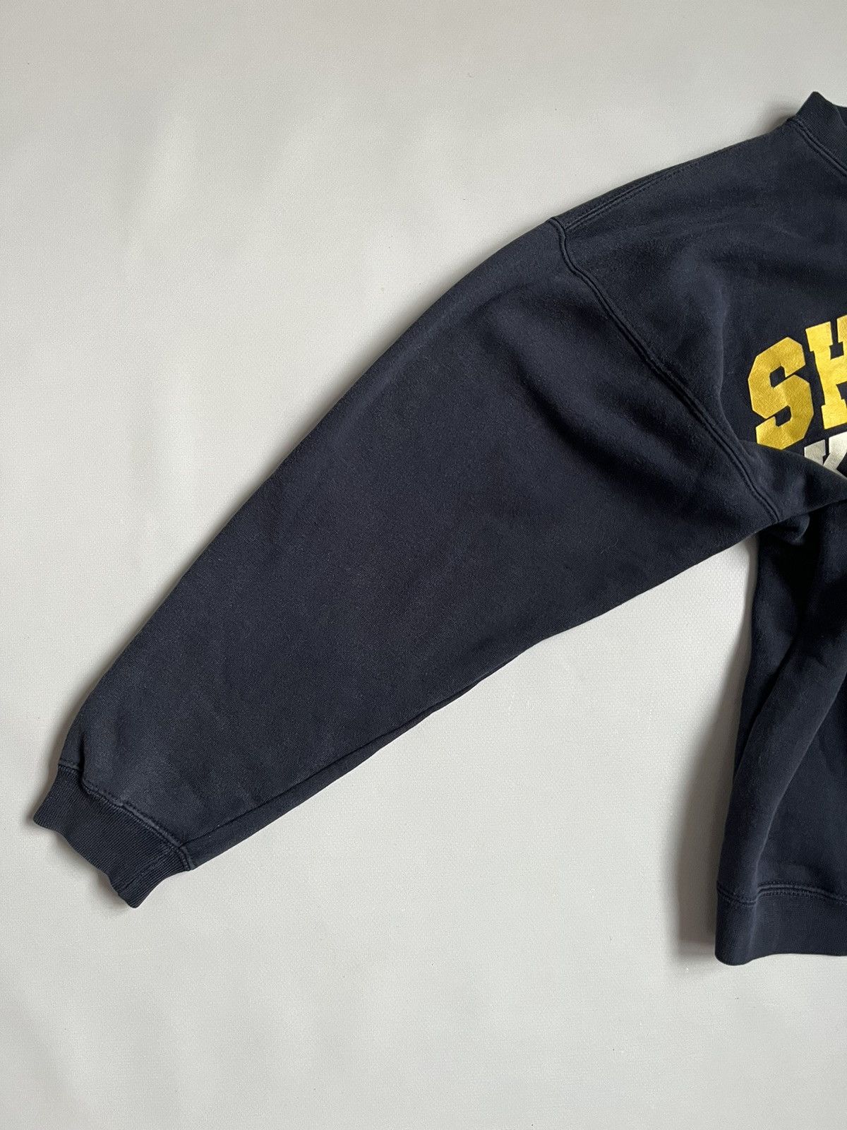 Shorty's Skateboards Vintage 90s Shorty`s Skateboards Sk8 Faded Navy Sweatshirt Size US S / EU 44-46 / 1 - 5 Thumbnail