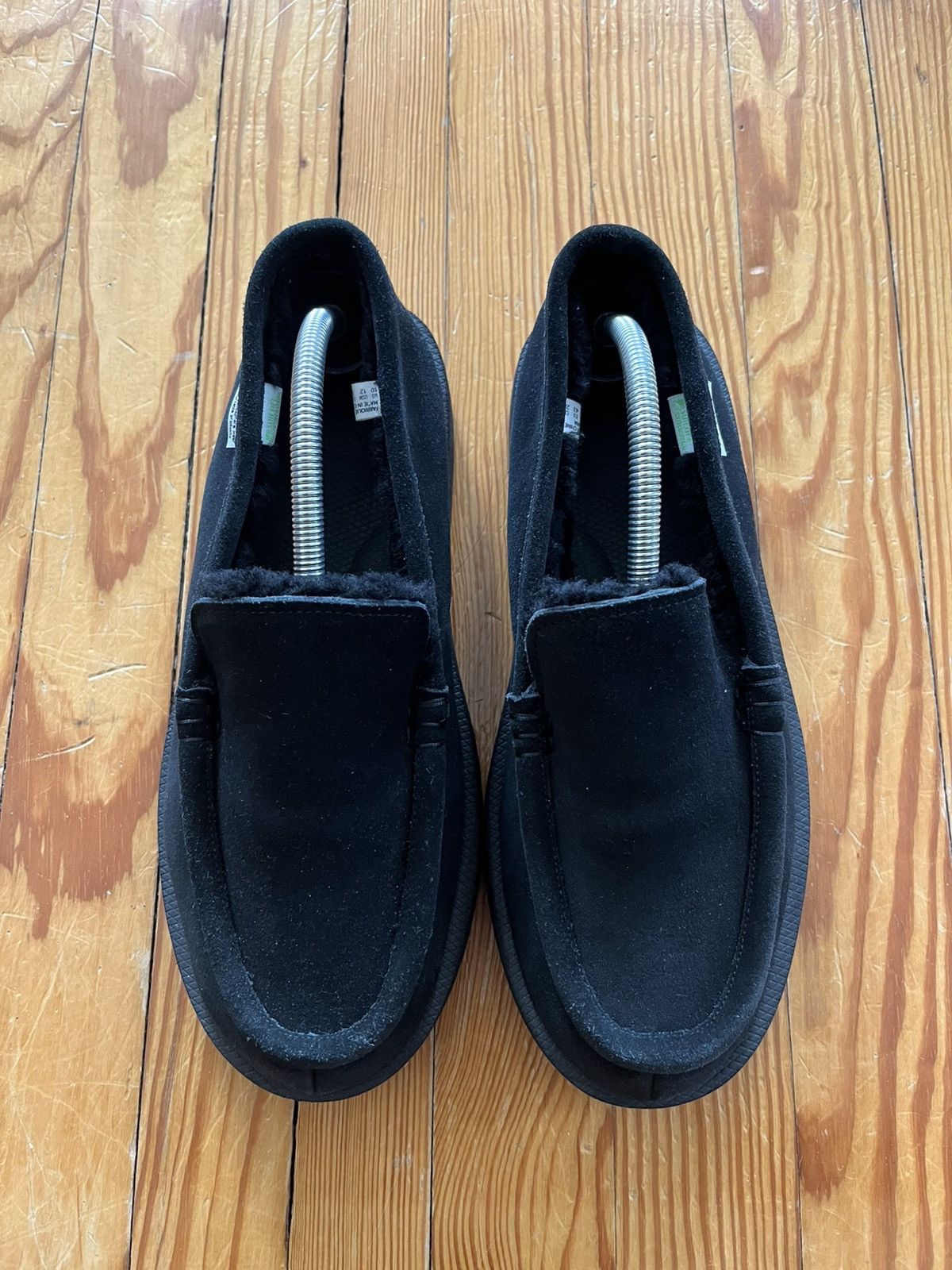 Suicoke Suicoke Moc Slippers Loafer Suede Black Shearling Lined Size US 9 / EU 42 - 2 Thumbnail