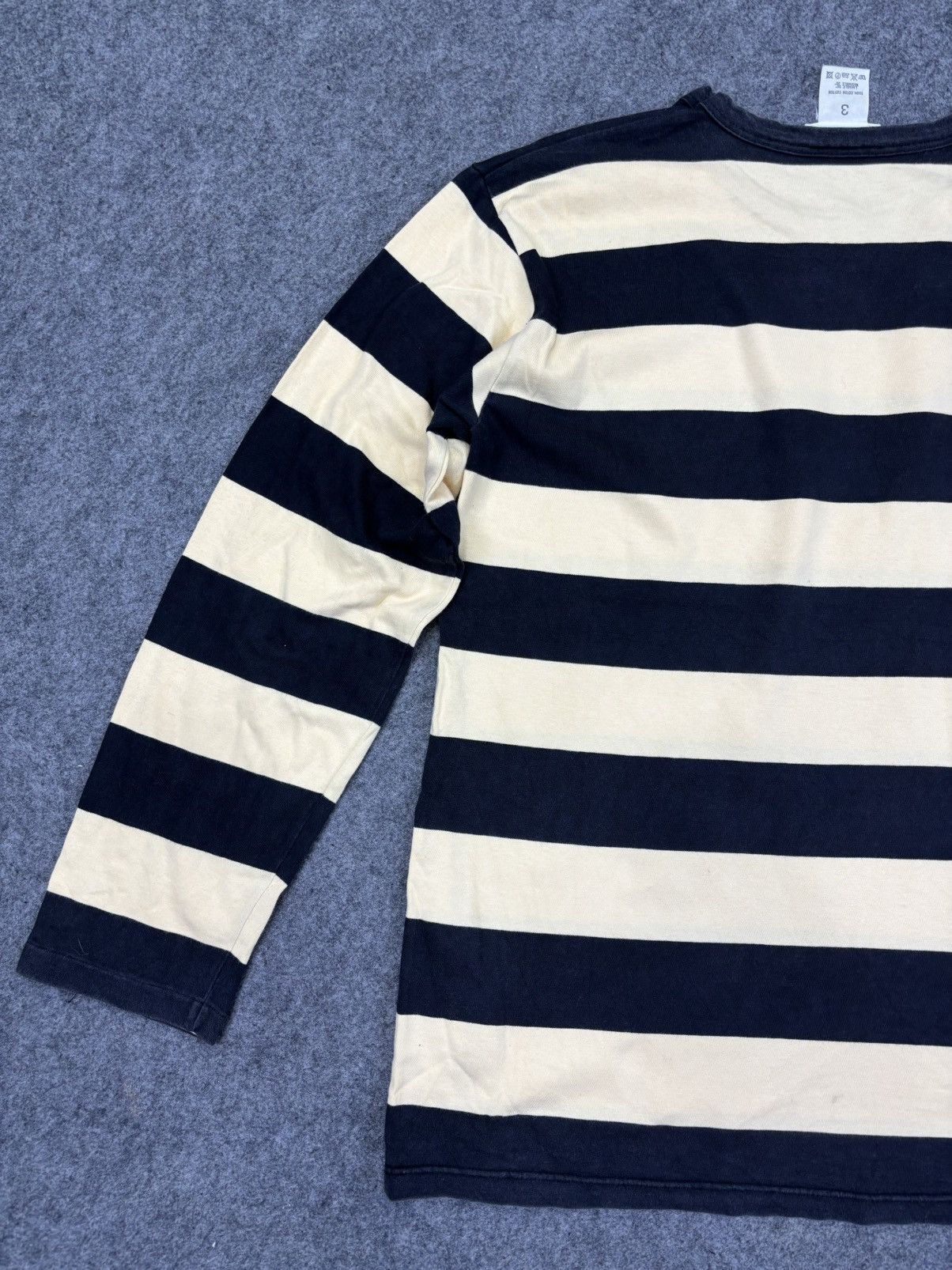 agnes b. Agnes B Prisoner Stripes Long Sleeves Shirt F975 Size US M / EU 48-50 / 2 - 8 Thumbnail