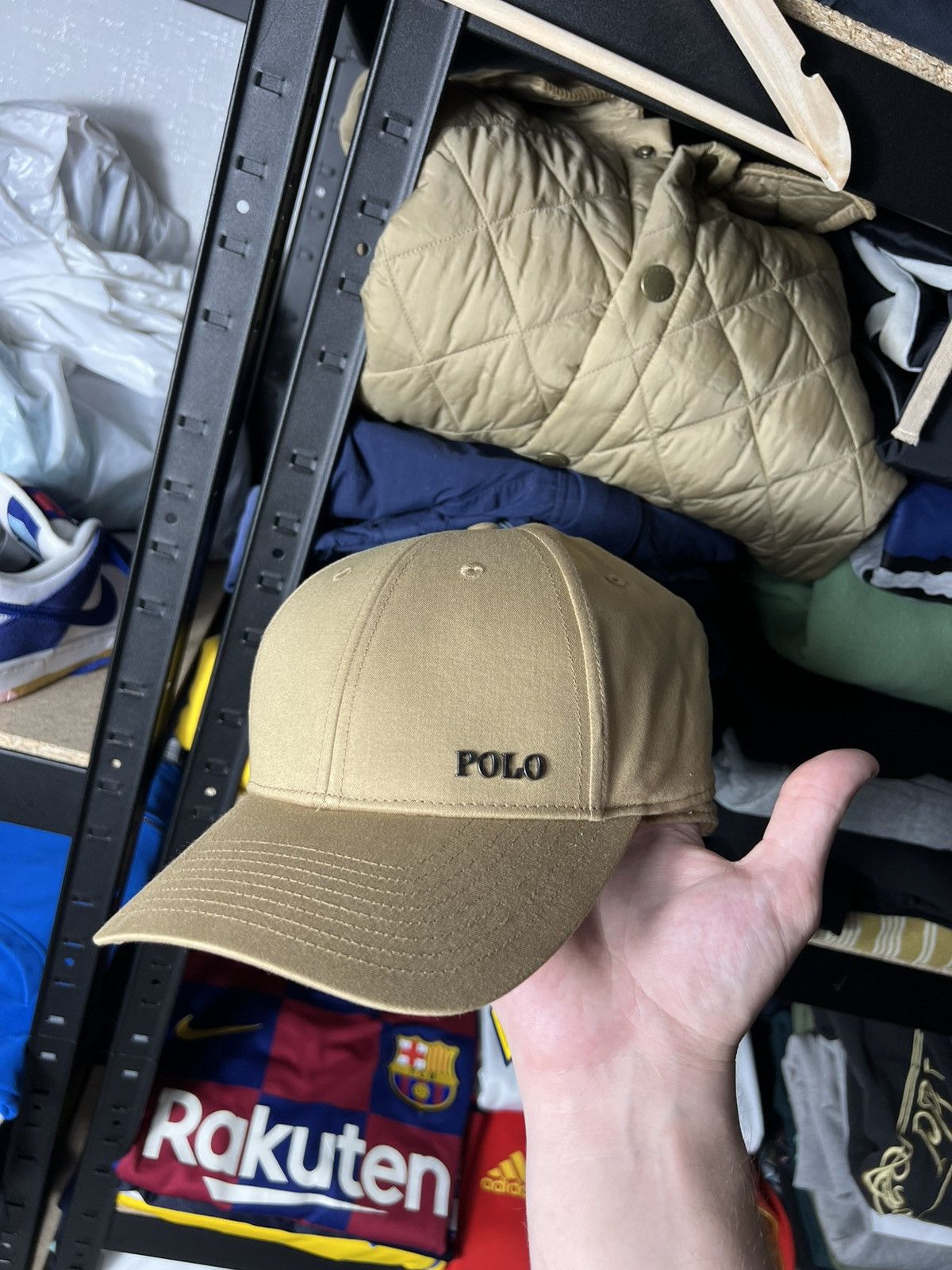 Polo Ralph Lauren 🔥 NWT Polo Ralph Lauren Cap — Beige (One Size) Size ONE SIZE - 3 Thumbnail