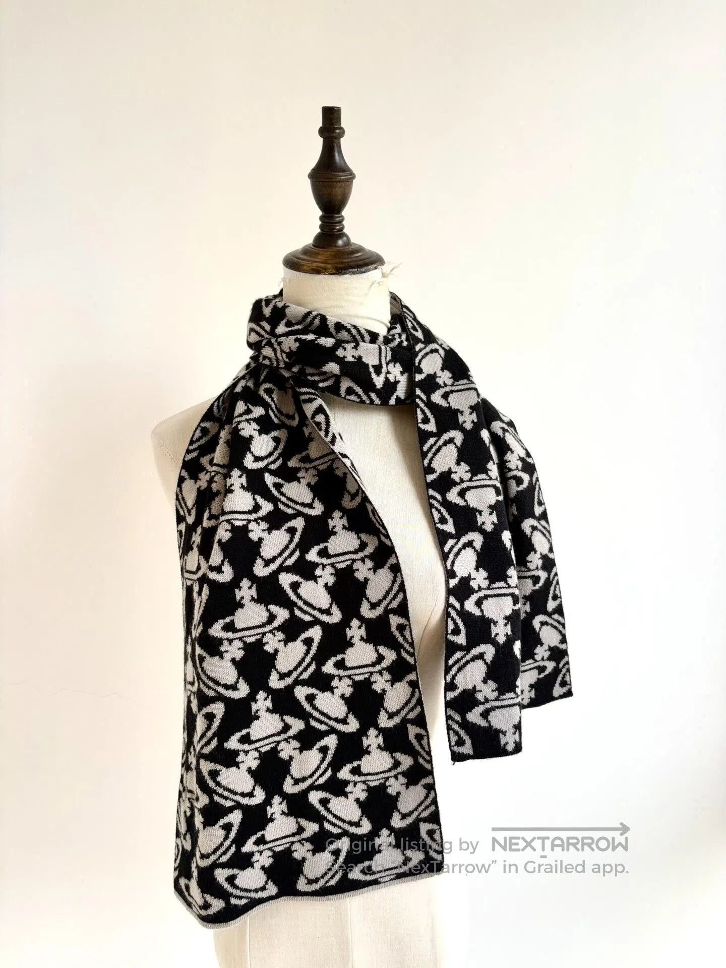 Vivienne Westwood vivienne westwood black and white scarf. Size ONE SIZE - 5 Thumbnail
