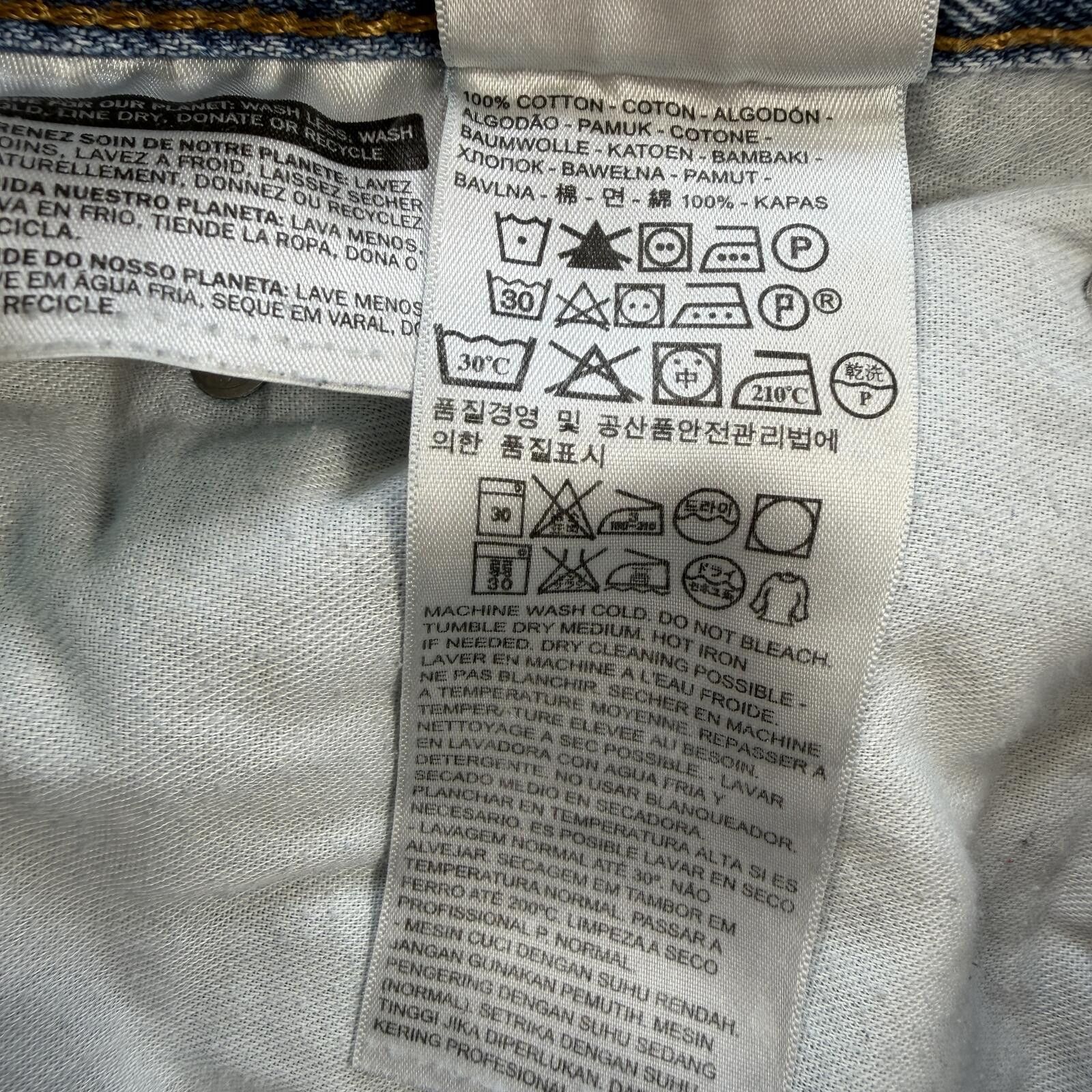 Levi's Vintage Levis 550 Relaxed Fit Light Wash Baggy Jeans 40x28 Size US 40 / EU 56 - 11 Thumbnail