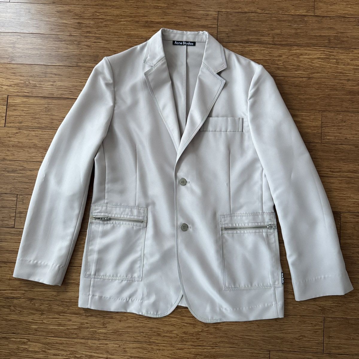 Acne Studios Acne Studios Contrast Stitched Blazer, Medium Size 38R - 1 Thumbnail