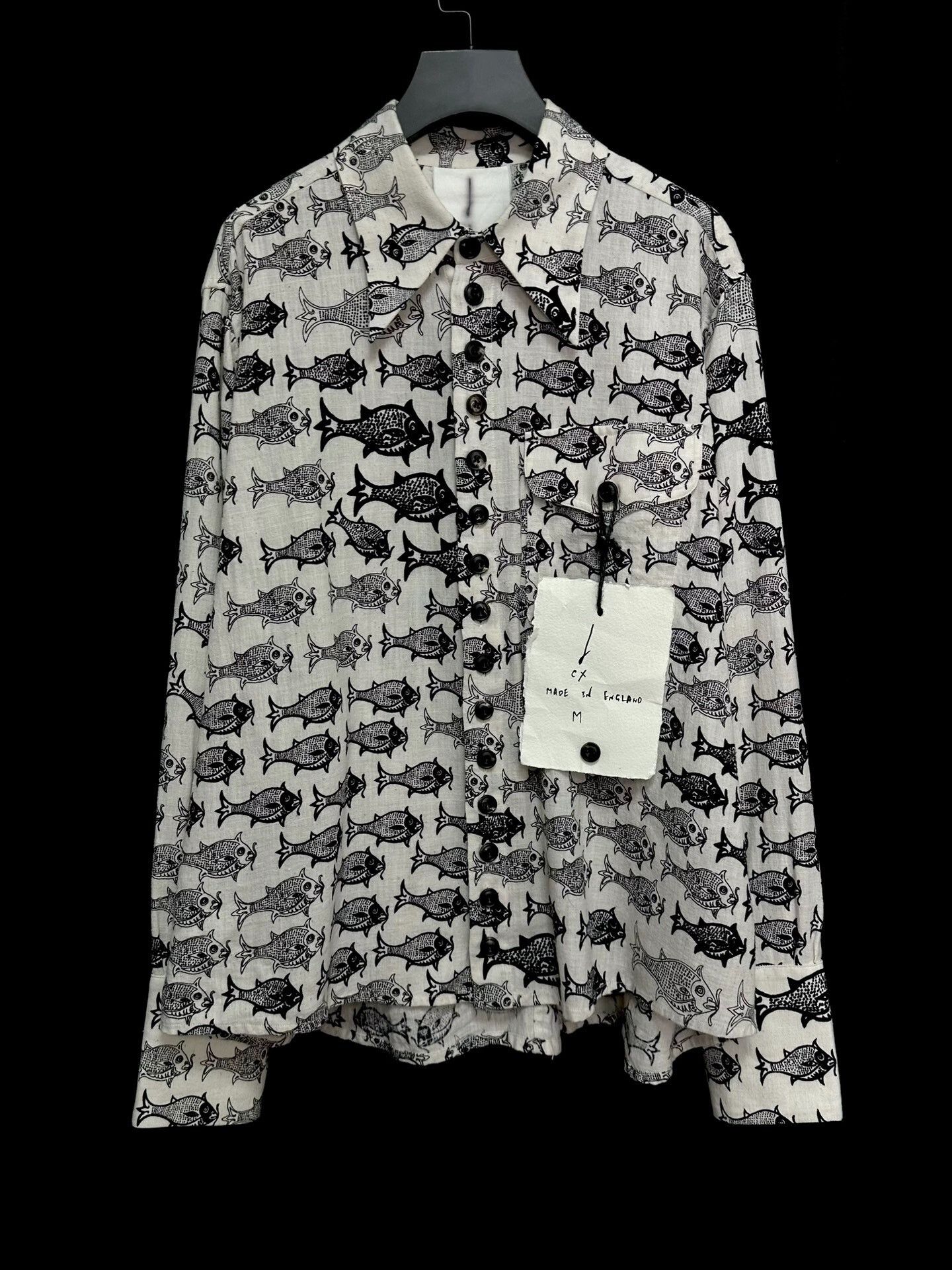 John Alexander Skelton limited edition fish pattern shirt Size US M / EU 48-50 / 2 - 1 Thumbnail