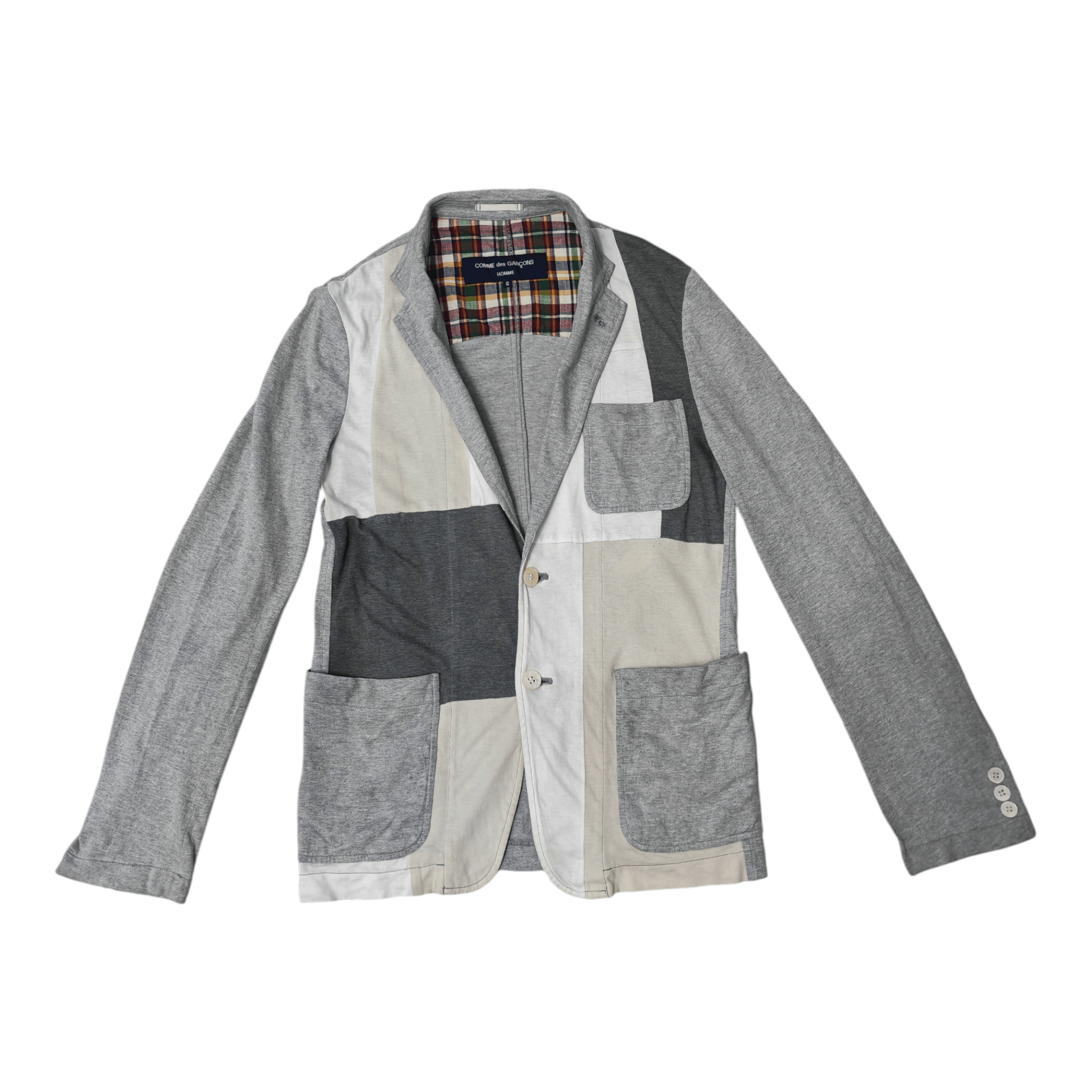CDG by Comme des Garcons Comme des garcon Ad2008 patchwork blazzer/cardigan Size US S / EU 44-46 / 1 - 11 Thumbnail