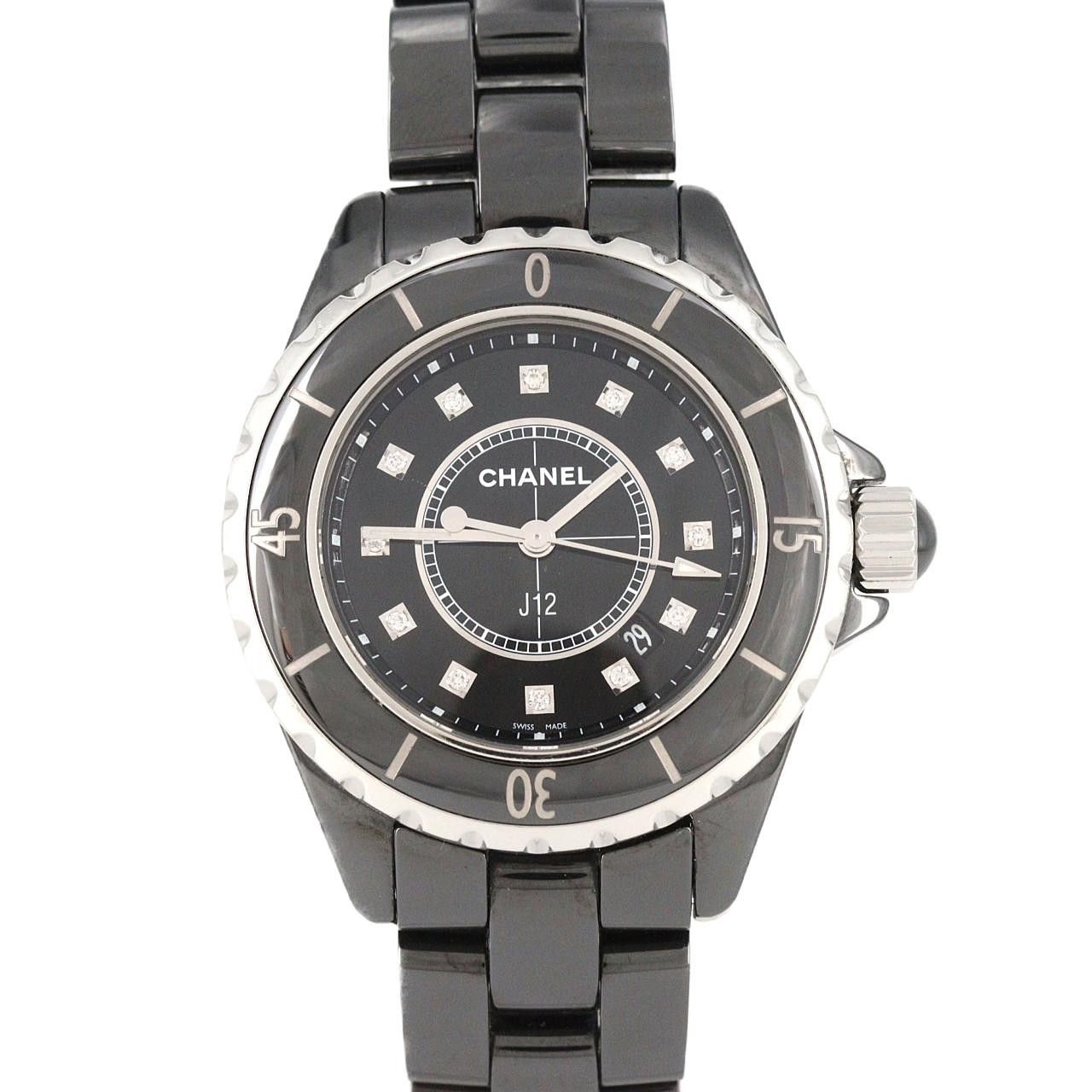 Chanel Chanel Chanel J12 Ceramic Quartz Glass / Ceramic Quartz H1625 DUTY FREE for USA Size ONE SIZE - 1 Thumbnail