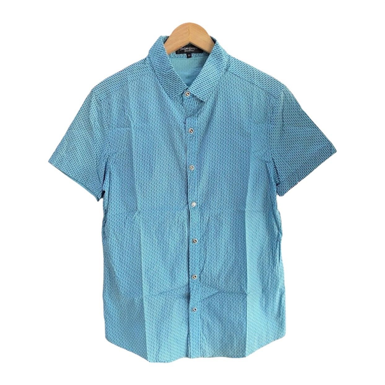 Yves Saint Laurent Vintage Yves Saint Laurent All-Over Print Monogram Shirt Size US M / EU 48-50 / 2 - 1 Thumbnail