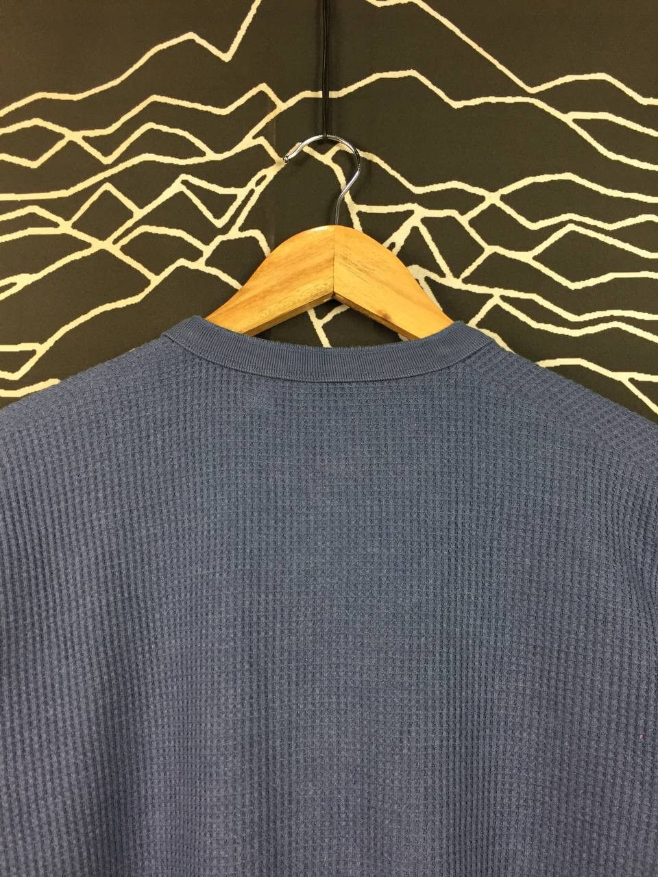 Uniqlo Uniqlo Thermal Waffle Henley Long Sleeve Tee Size M Size US M / EU 48-50 / 2 - 6 Thumbnail