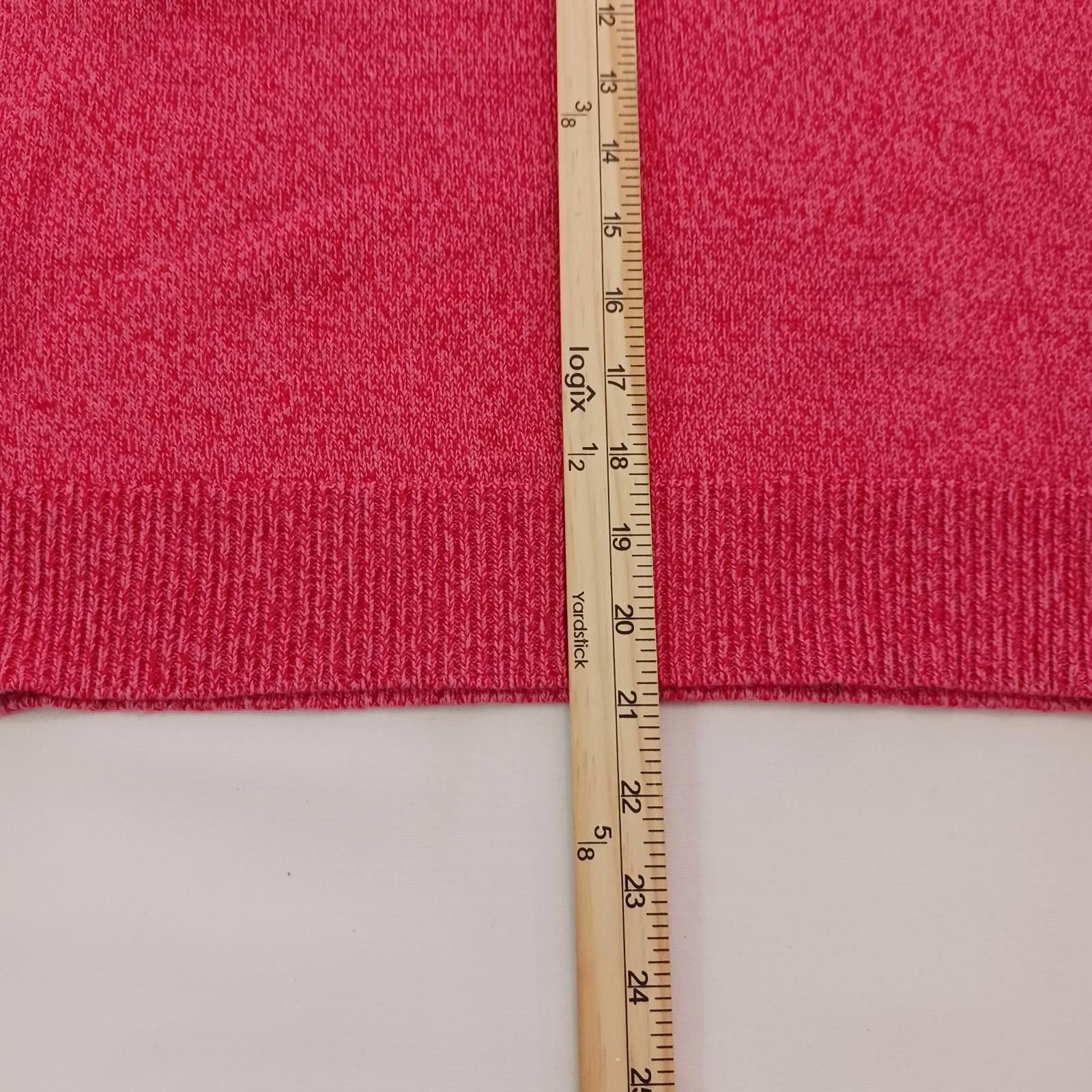 Designer Calvin Klein Jeans Women's Pink Cotton Logo Sweater L(12/14) Size L / US 10 / IT 46 - 6 Thumbnail