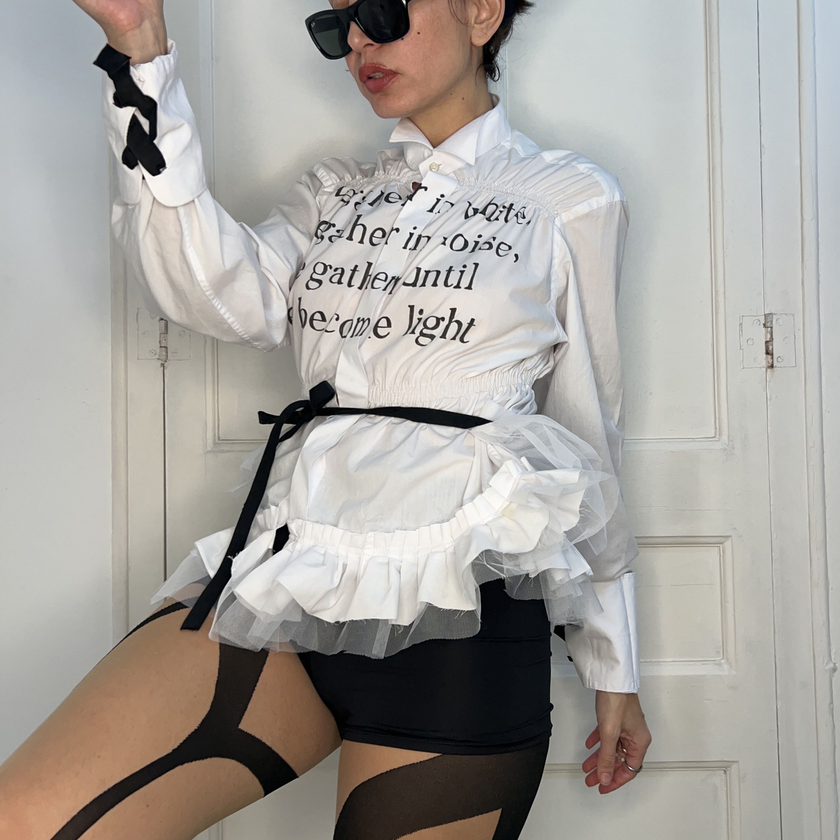 Custommade Reworked Poetry Shirt Size S / US 4 / IT 40 - 10 Thumbnail