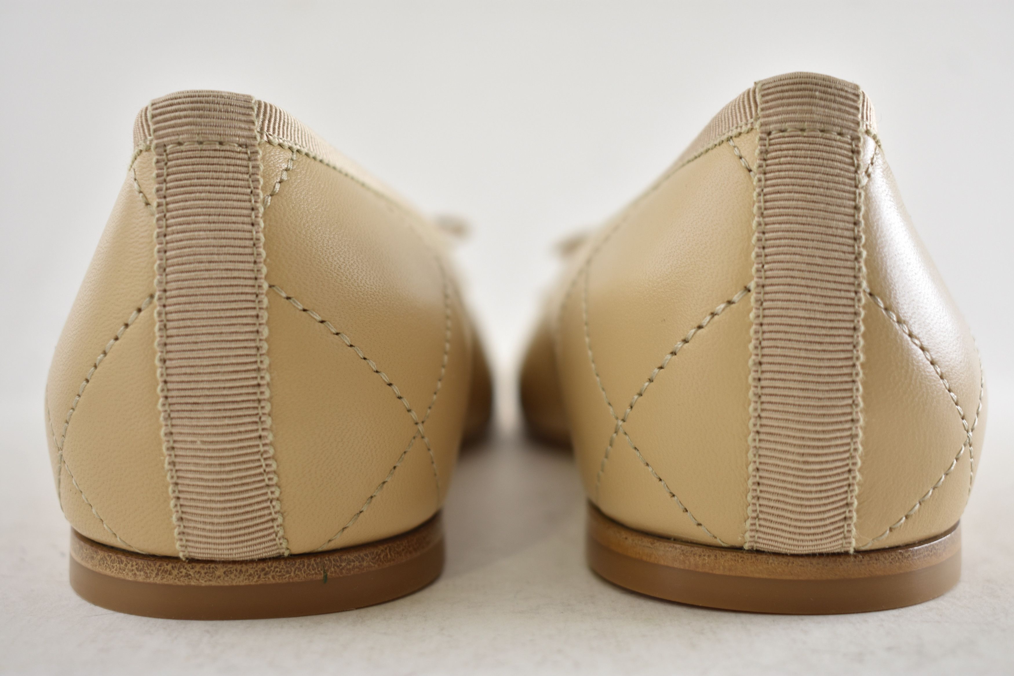 Chanel 26M Coco Beach Cambon Black CC Logo Ballet Ballerina Flat 41 Size US 11 / IT 41 - 22 Thumbnail