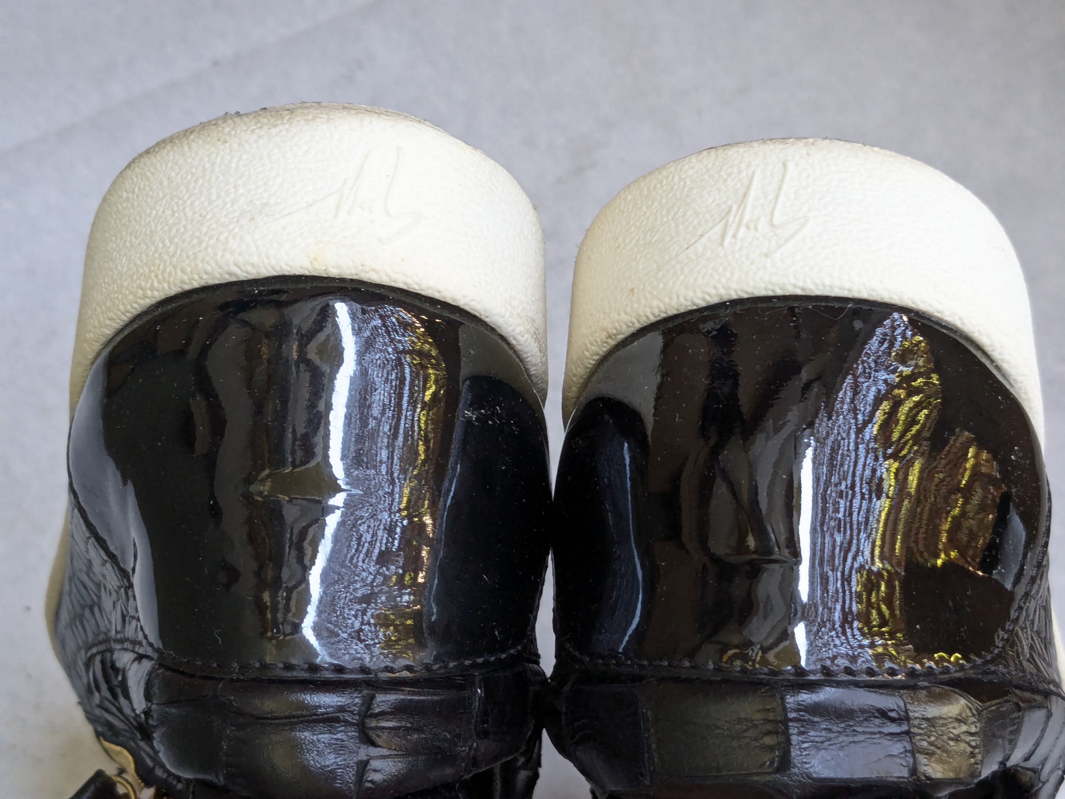 Giuseppe Zanotti Giuseppe Zanotti Sneakers Black Gold 13 46 Low Tops Leather Size US 13 / EU 46 - 14 Thumbnail