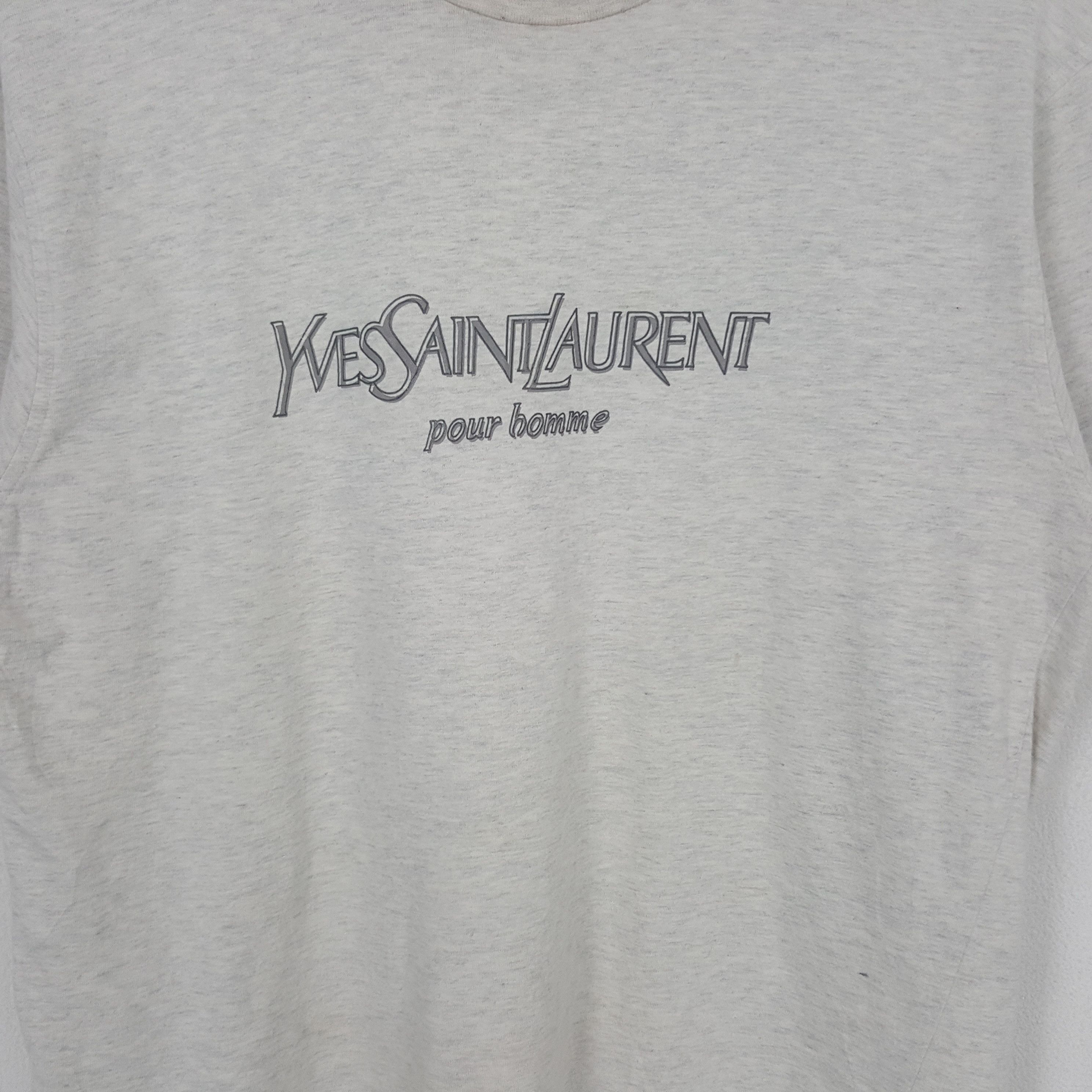Yves Saint Laurent Vintage Yves Saint Laurent Designer Tshirt C294N36 Size US M / EU 48-50 / 2 - 2 Thumbnail