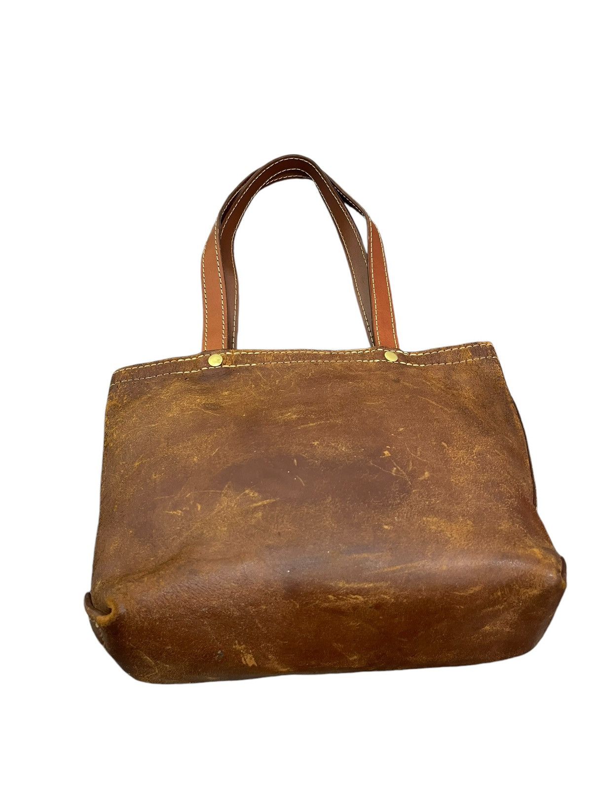 Genuine Leather Full Leather Patina Unknown Tote Shoulder Bag 1🟩0 Size ONE SIZE - 13 Thumbnail