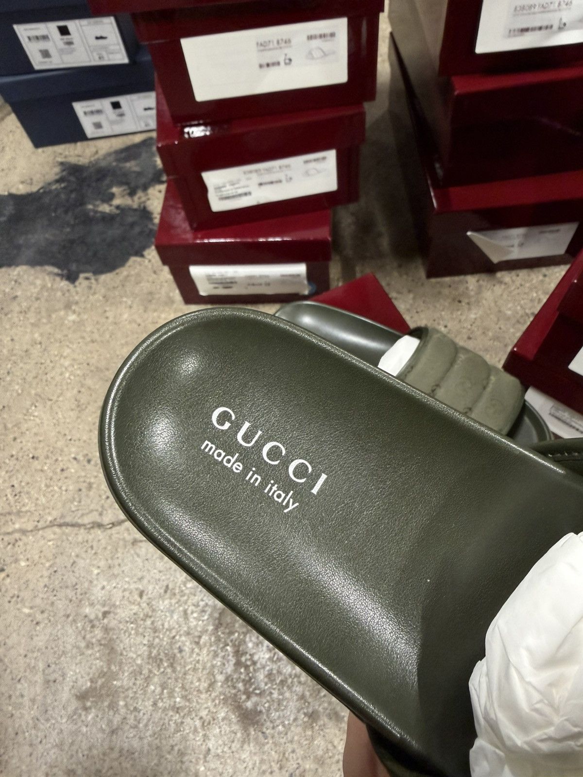 Gucci Gucci GG Canvas Slide Sandals 900$ NEW Size US 7 / EU 40 - 3 Thumbnail