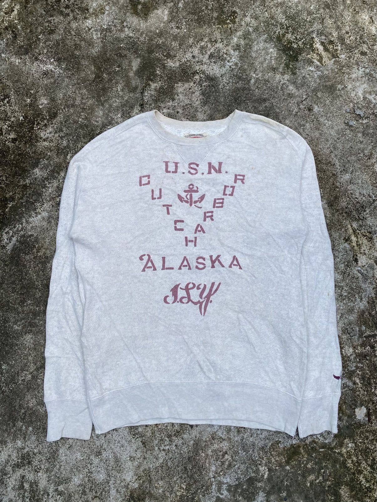 Stevenson Overall Co. VINTAGE STEVENSON OVERALL CO USN ALASKA SWEATSHIRT Size US M / EU 48-50 / 2 - 1 Thumbnail