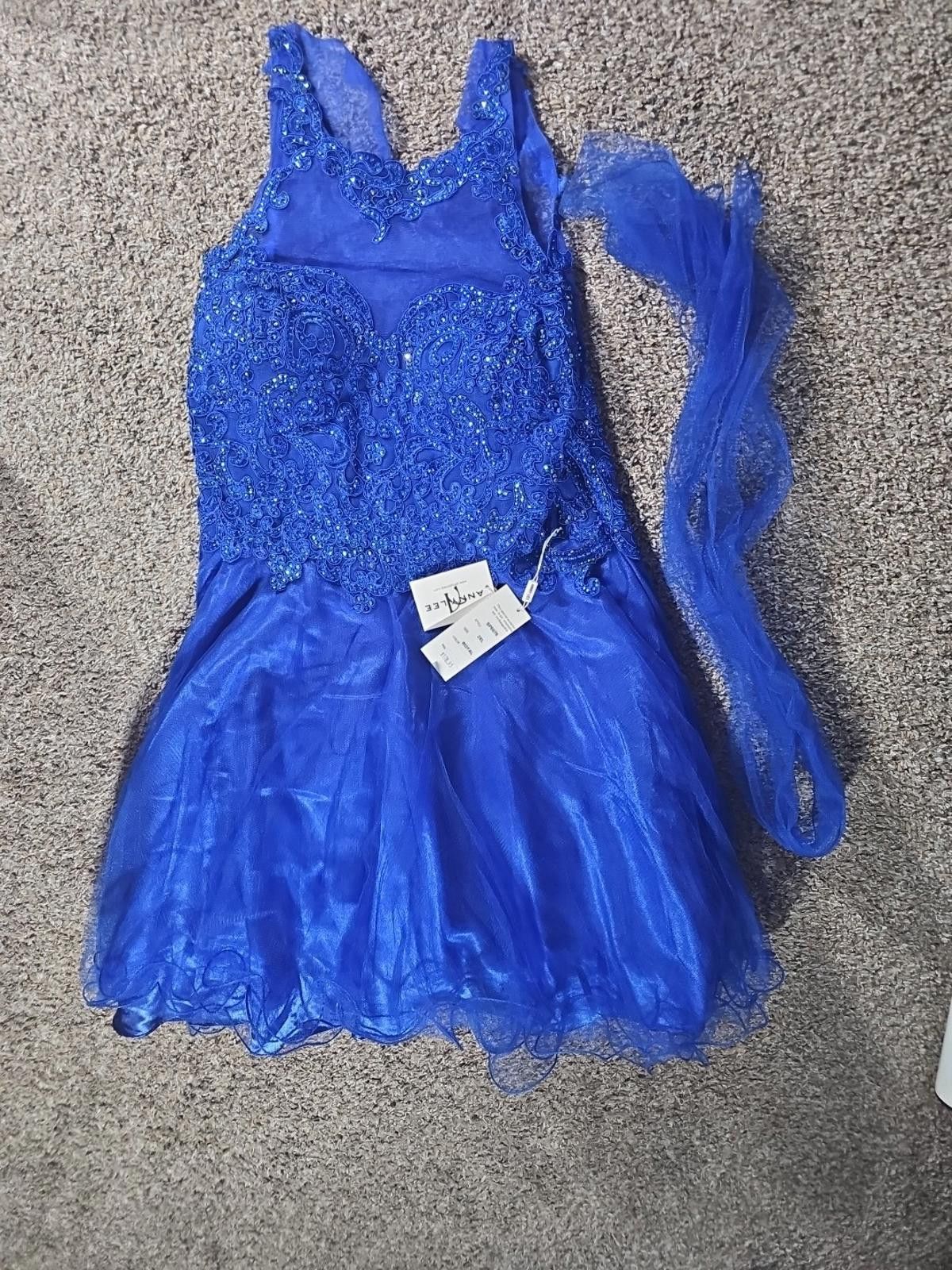 Other Anny Lee Bridal SP6076 2XL Royal Blue Dress Size XXL / US 16-18 / IT 52-54 - 1 Thumbnail