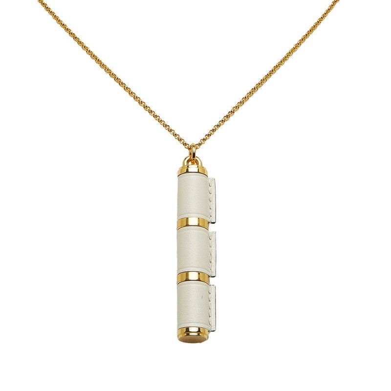 image of Hermes Charnière Gm Pendant Necklace in Gold, Women's