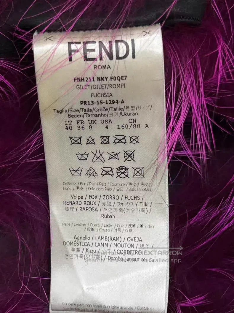 Fendi Fendi Fox fur lamb leather vest Size XS / US 0-2 / IT 36-38 - 6 Thumbnail