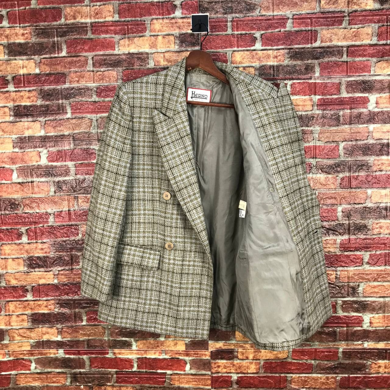 Herno HERNO DOUBLE BREASTED CHECKERED JACKET SIZE 44 MADE ITALY Size US S / EU 44-46 / 1 - 3 Thumbnail