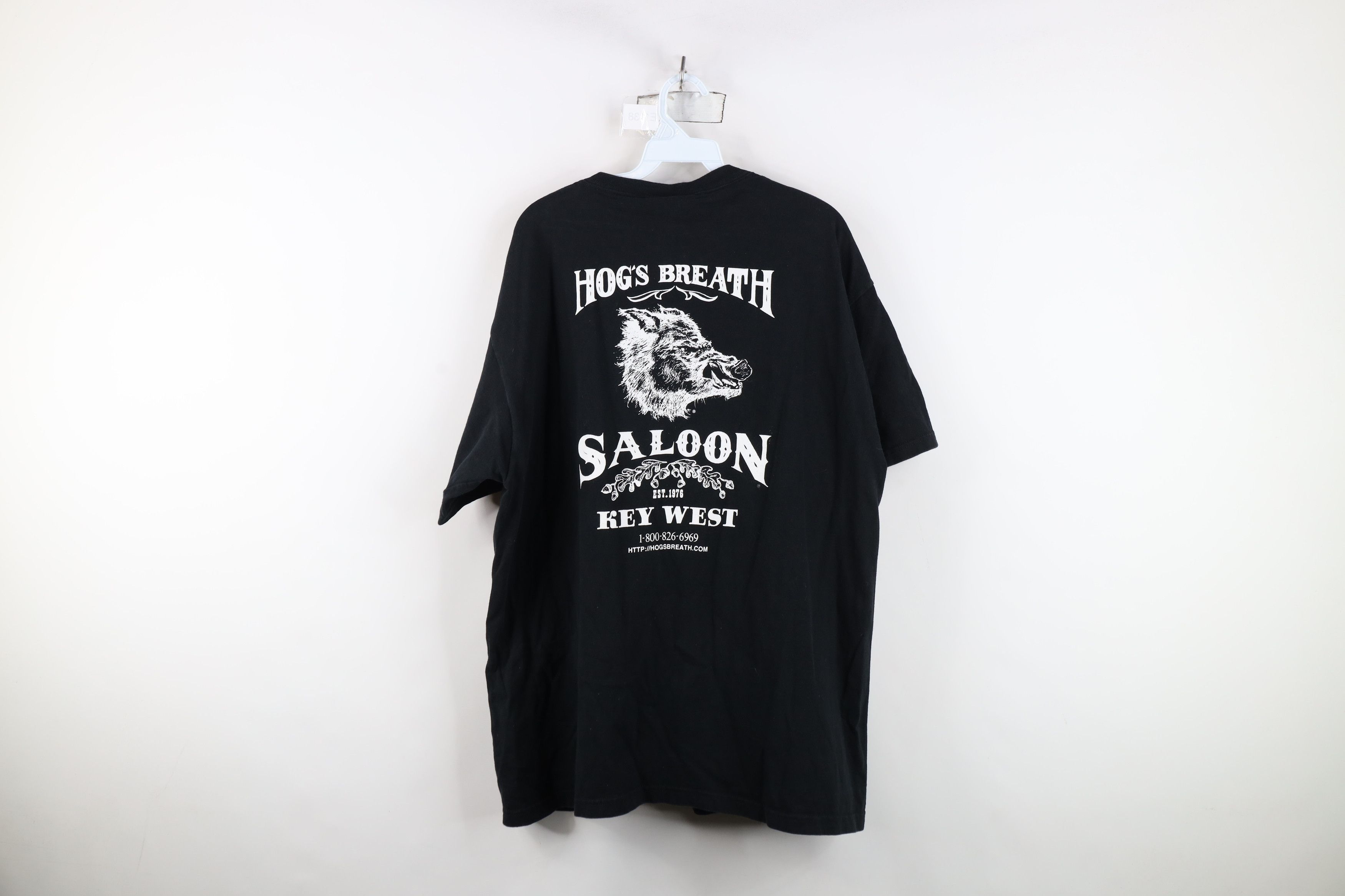 Vintage Vintage Spell Out Hogs Breath Saloon Short Sleeve T-Shirt Size US XL / EU 56 / 4 - 14 Thumbnail