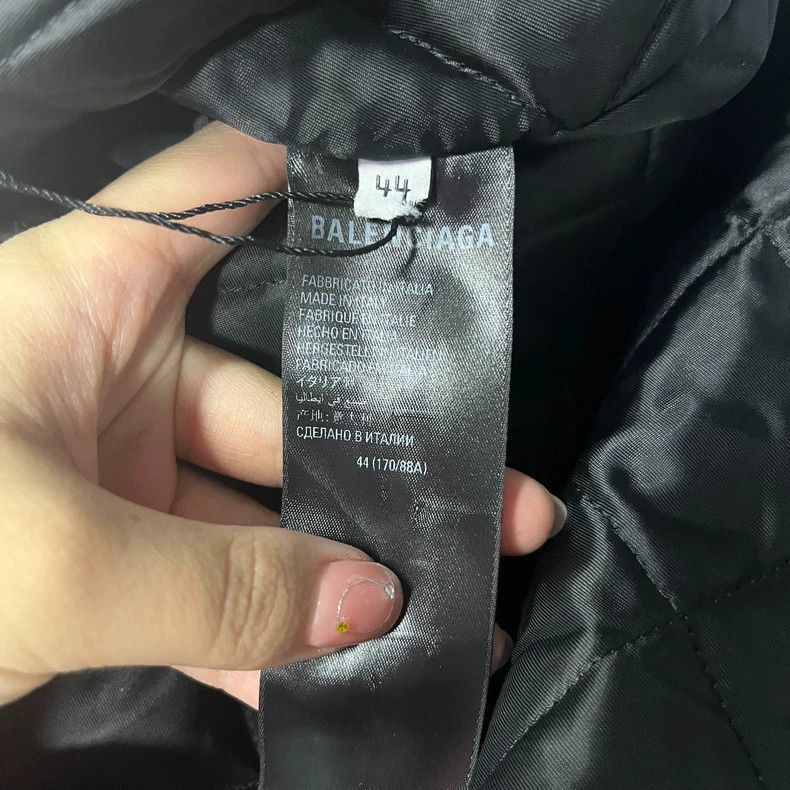 Balenciaga Balenciaga latest black full logo leather jacket-2506 Size US L / EU 52-54 / 3 - 6 Thumbnail